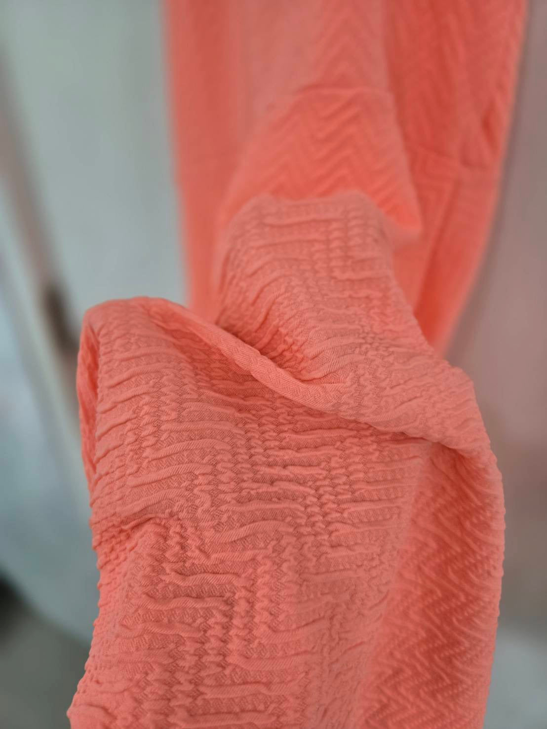 Neon Orange Halter Dress — Chevron Texture — Mossimo Supply Co.