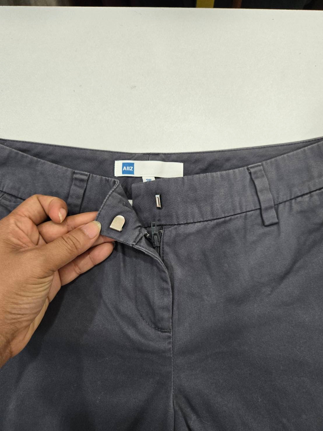 AIIZ Dark Gray Chino Shorts — Size 26