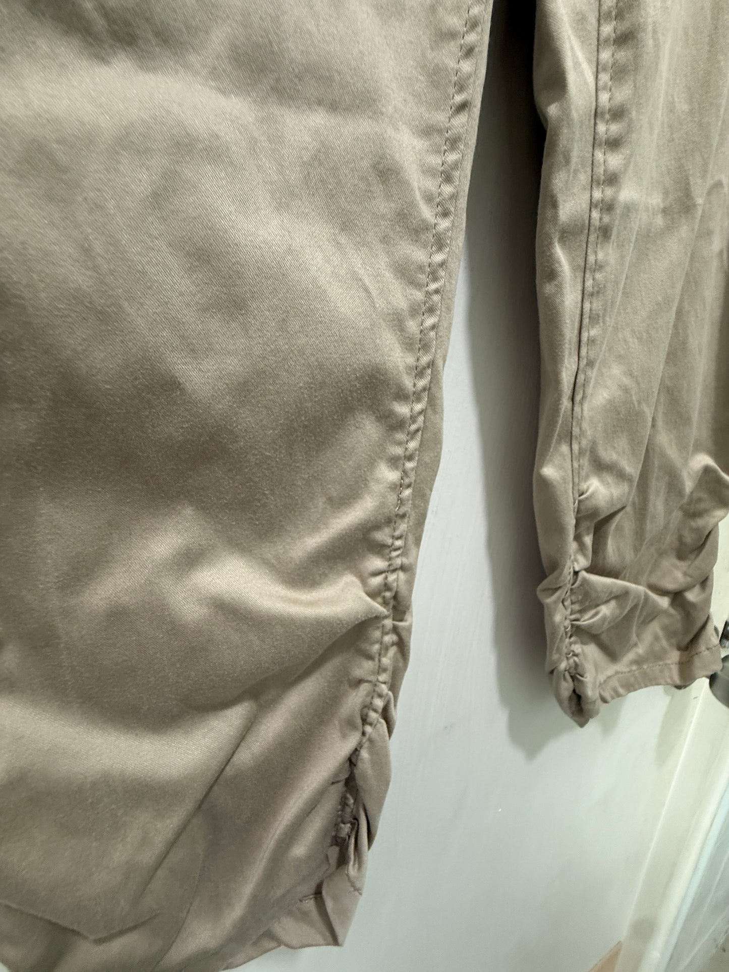 Steeple Chase Beige Cropped Pants 11