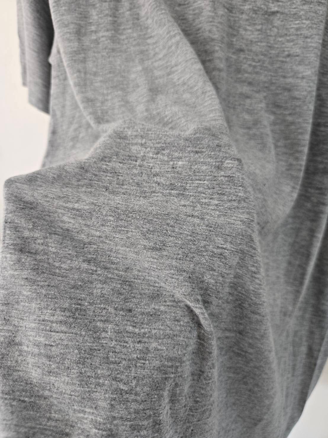 Grey Melange Round-Neck T-Shirt — Keeprun