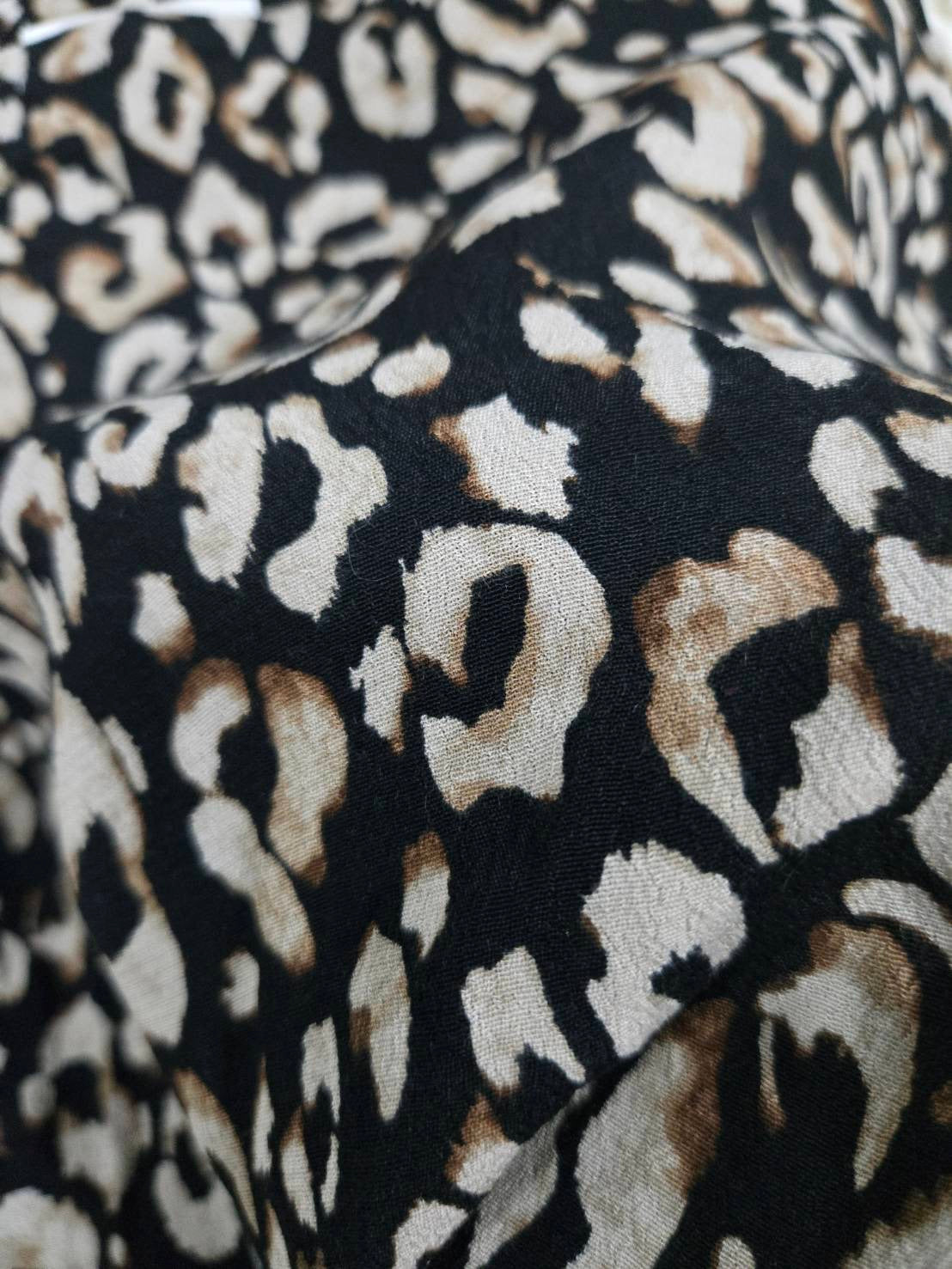 H&M Leopard Print Mini Skirt