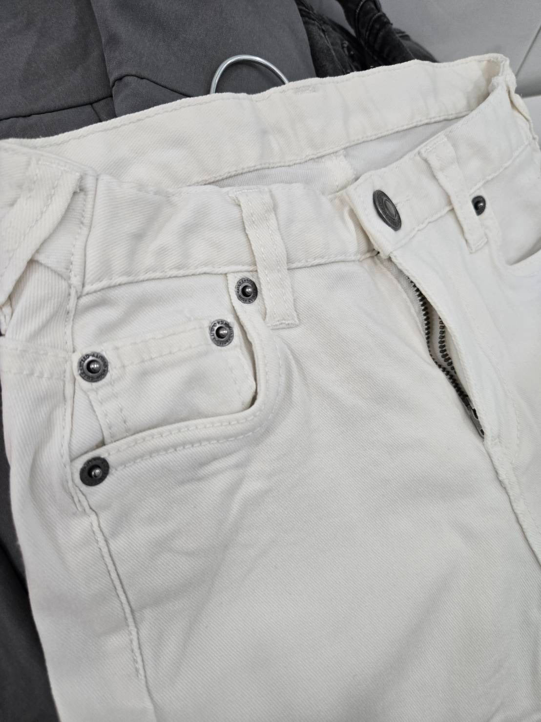 No Brand White Skinny Jeans Size M