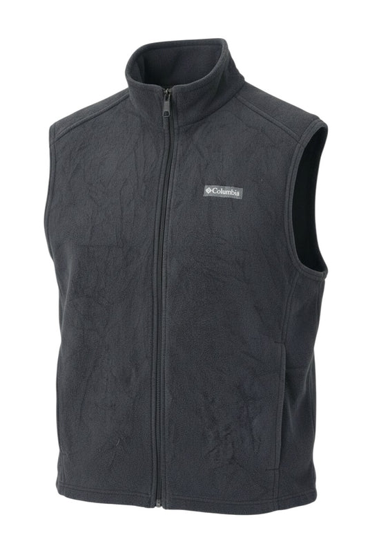 Black Fleece Vest — Full-Zip — Columbia Steens Mountain