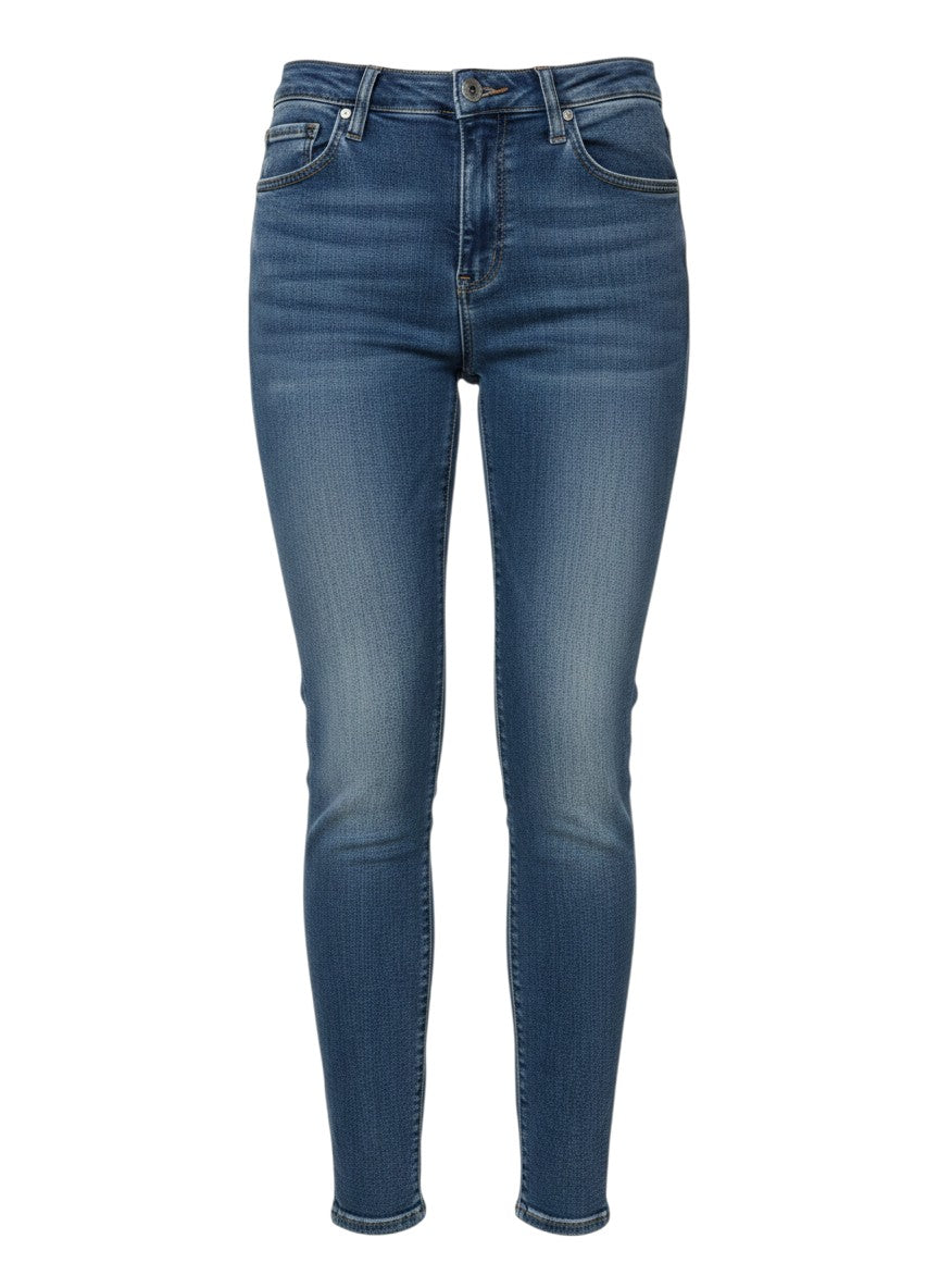 Wonder Skinny High Waist Jeans — Dark Denim — Size 30