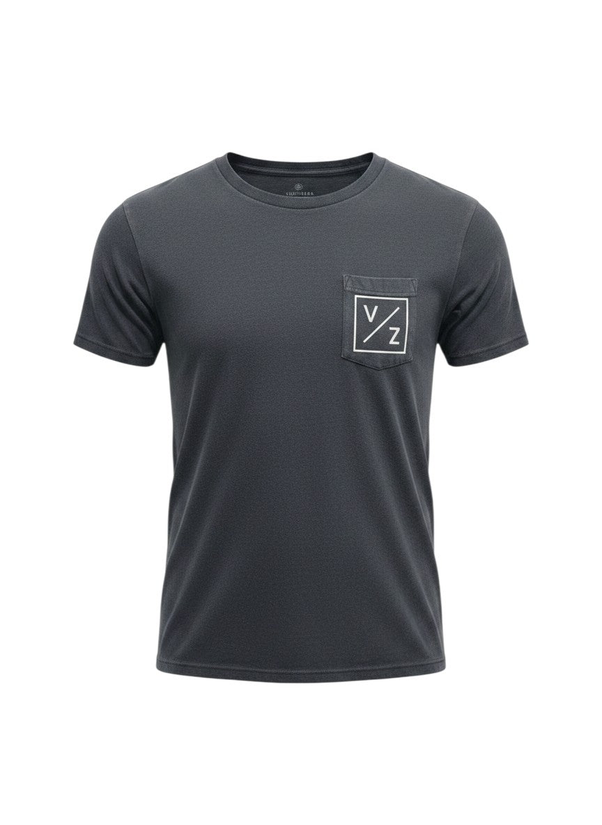 Monzipper Black Pocket Logo T-Shirt