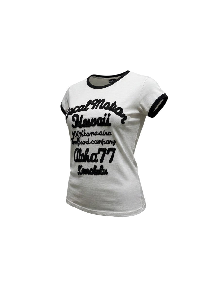No Brand White Local Motion Hawaii Graphic T-Shirt M