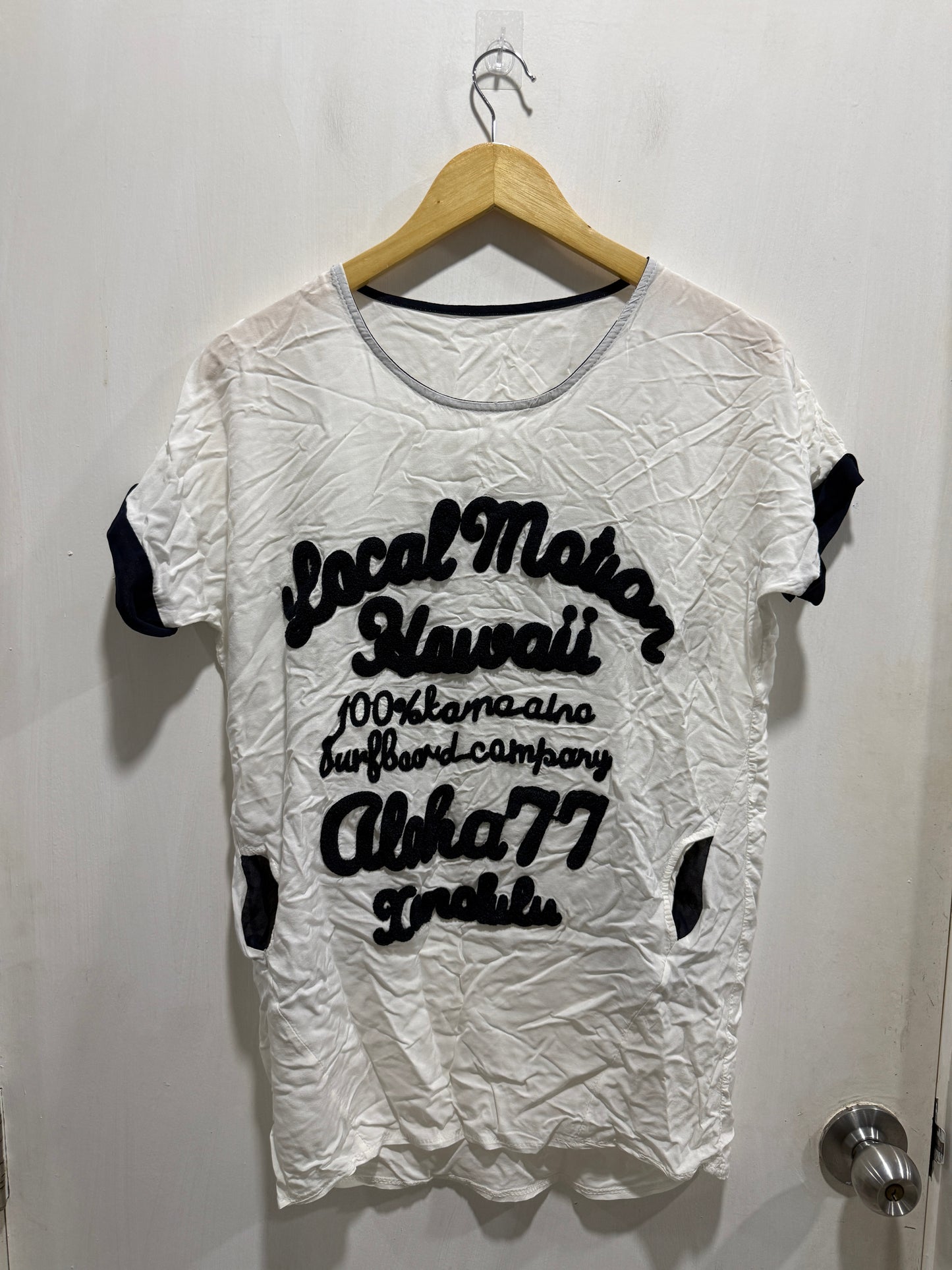 No Brand White Local Motion Hawaii Graphic T-Shirt M