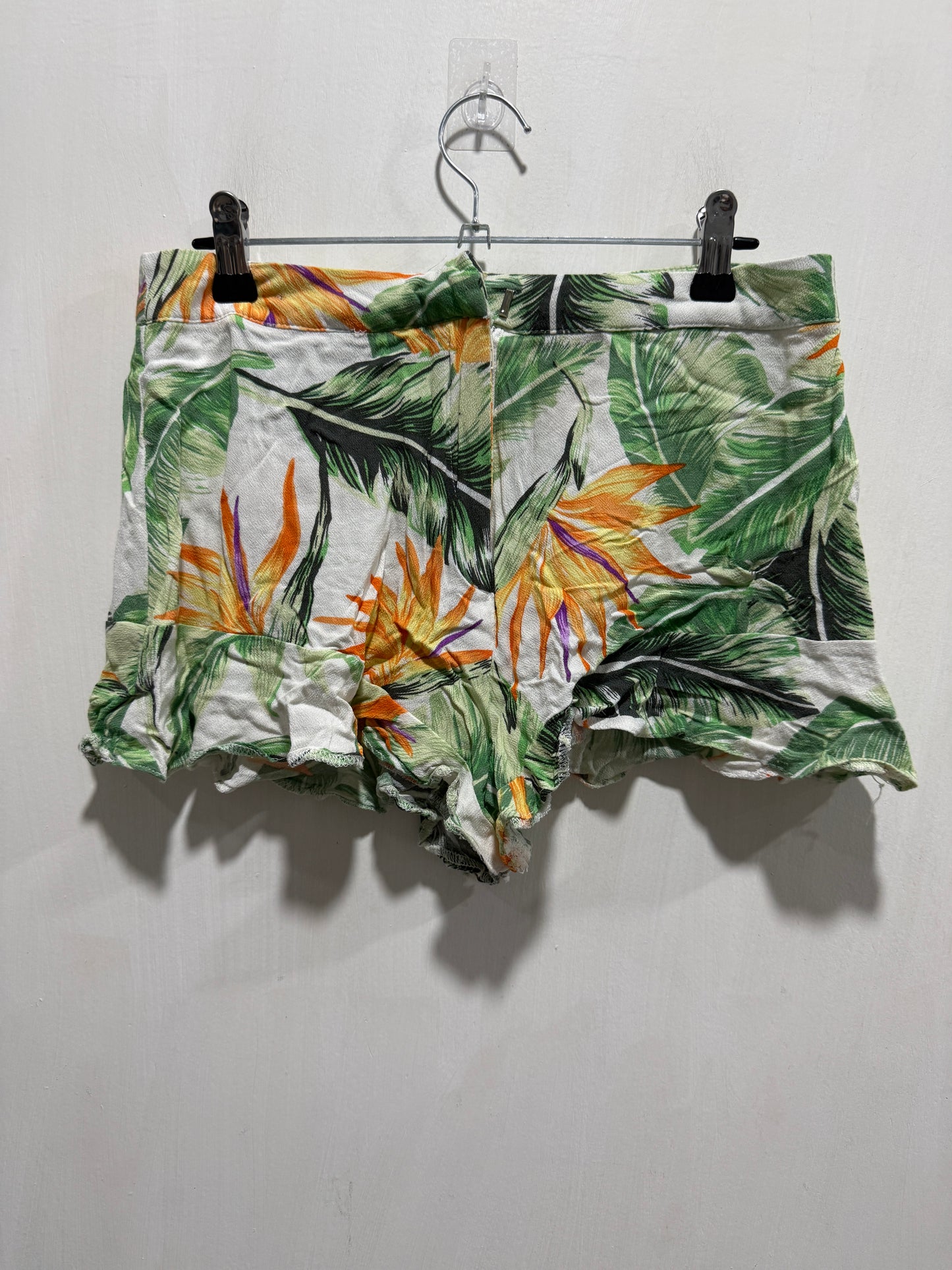Miss Valley Tropical Bird of Paradise Print Shorts 8