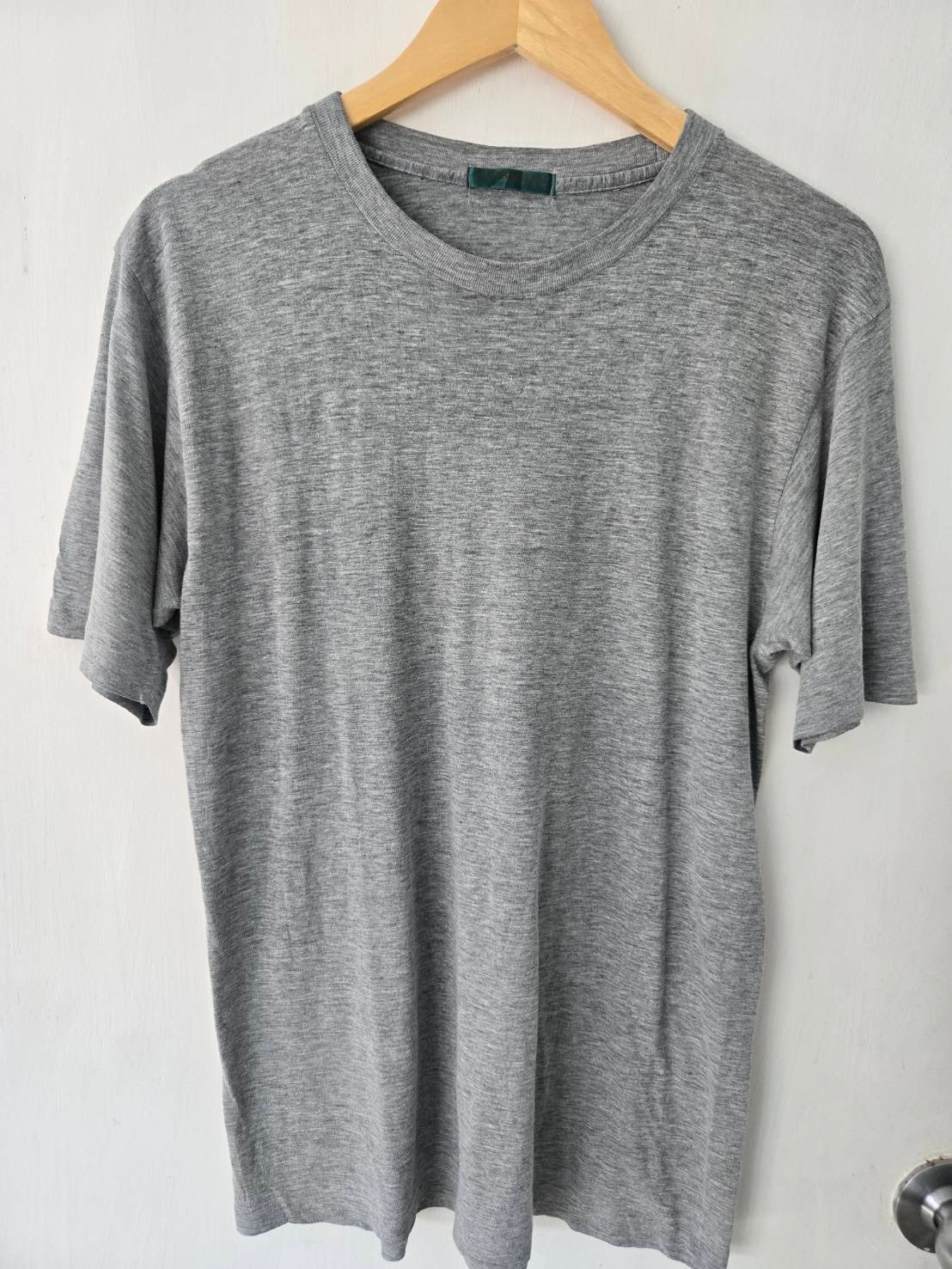 Grey Melange Round-Neck T-Shirt — Keeprun