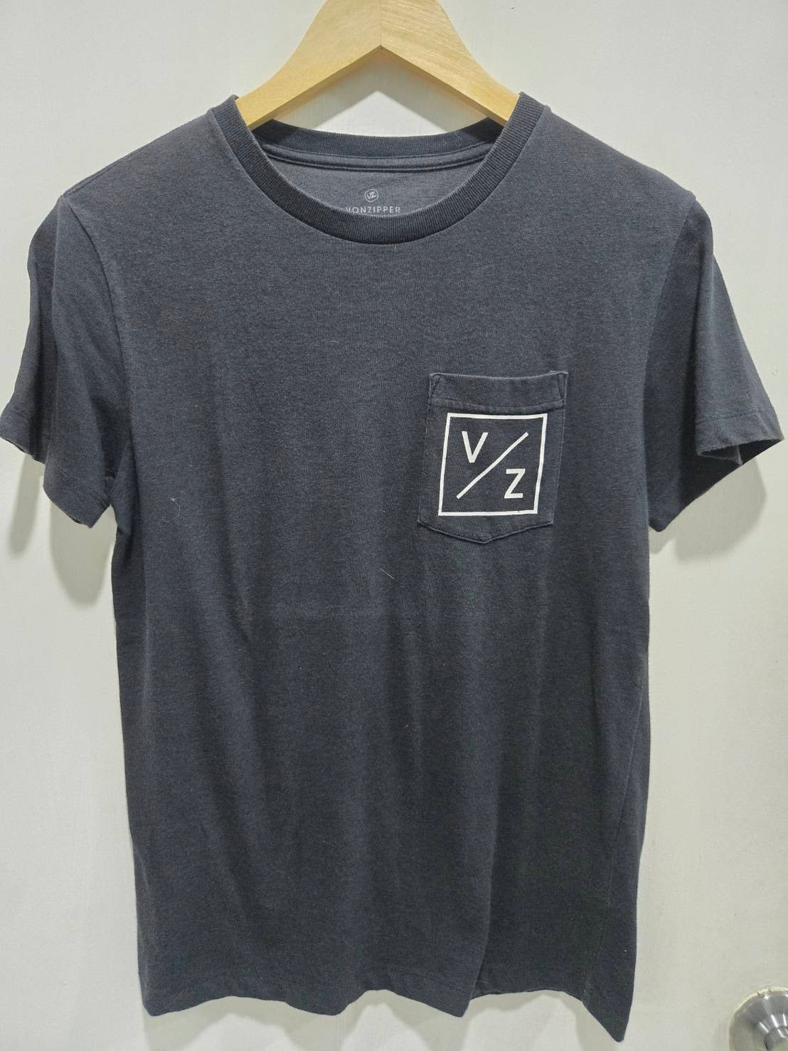 Monzipper Black Pocket Logo T-Shirt