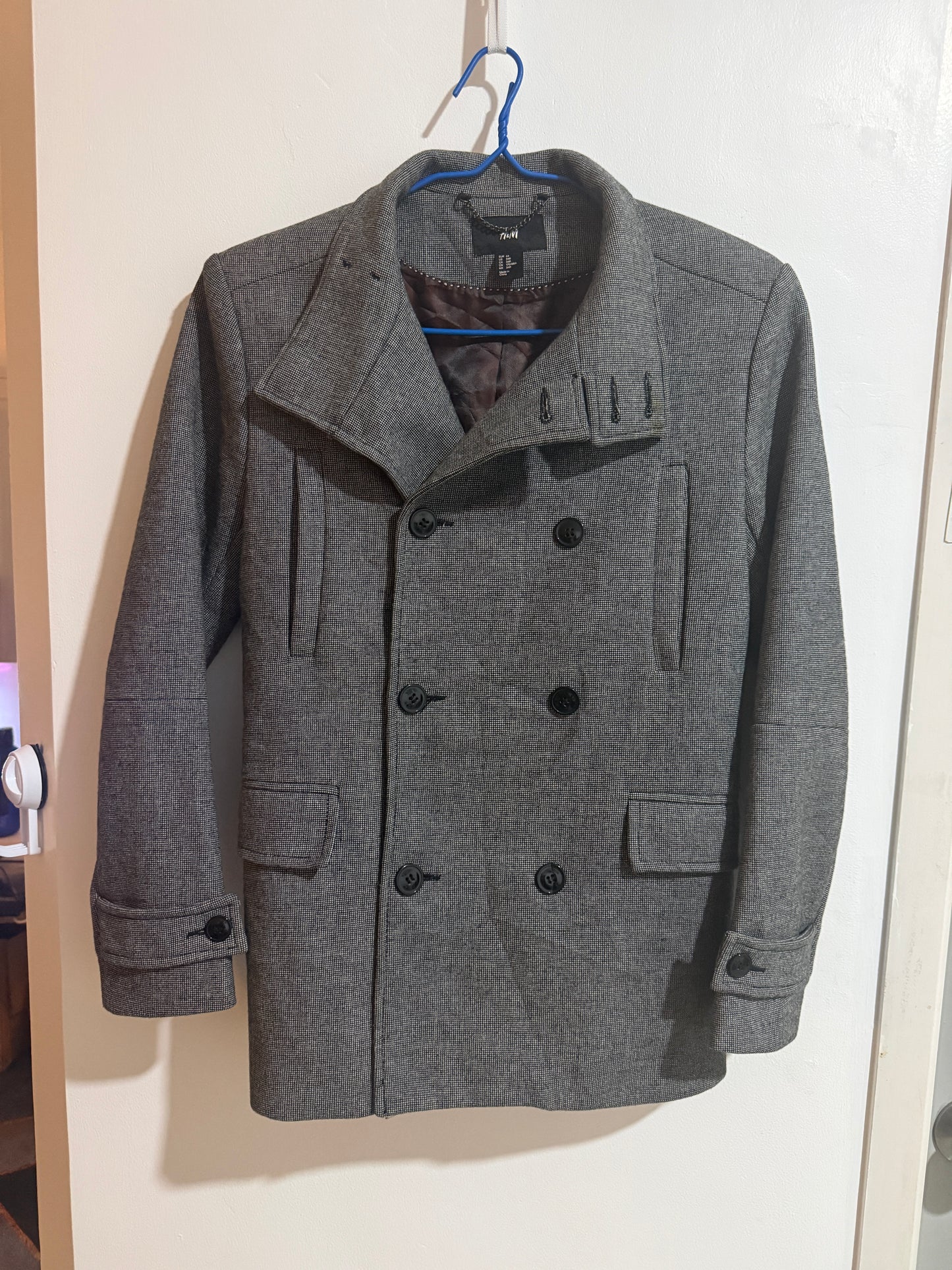 Men's Double-Breasted Wool Coat — H&M