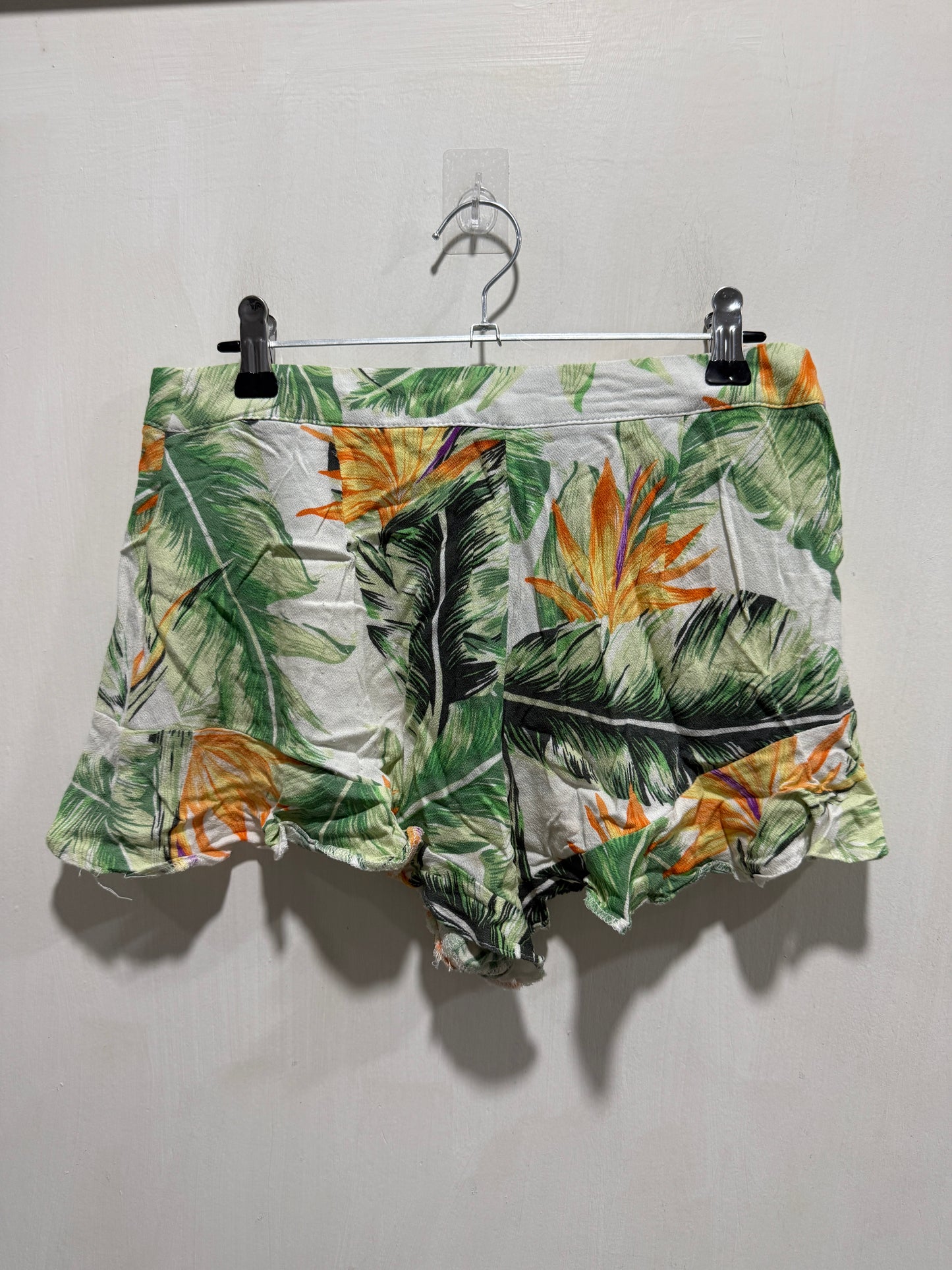 Miss Valley Tropical Bird of Paradise Print Shorts 8