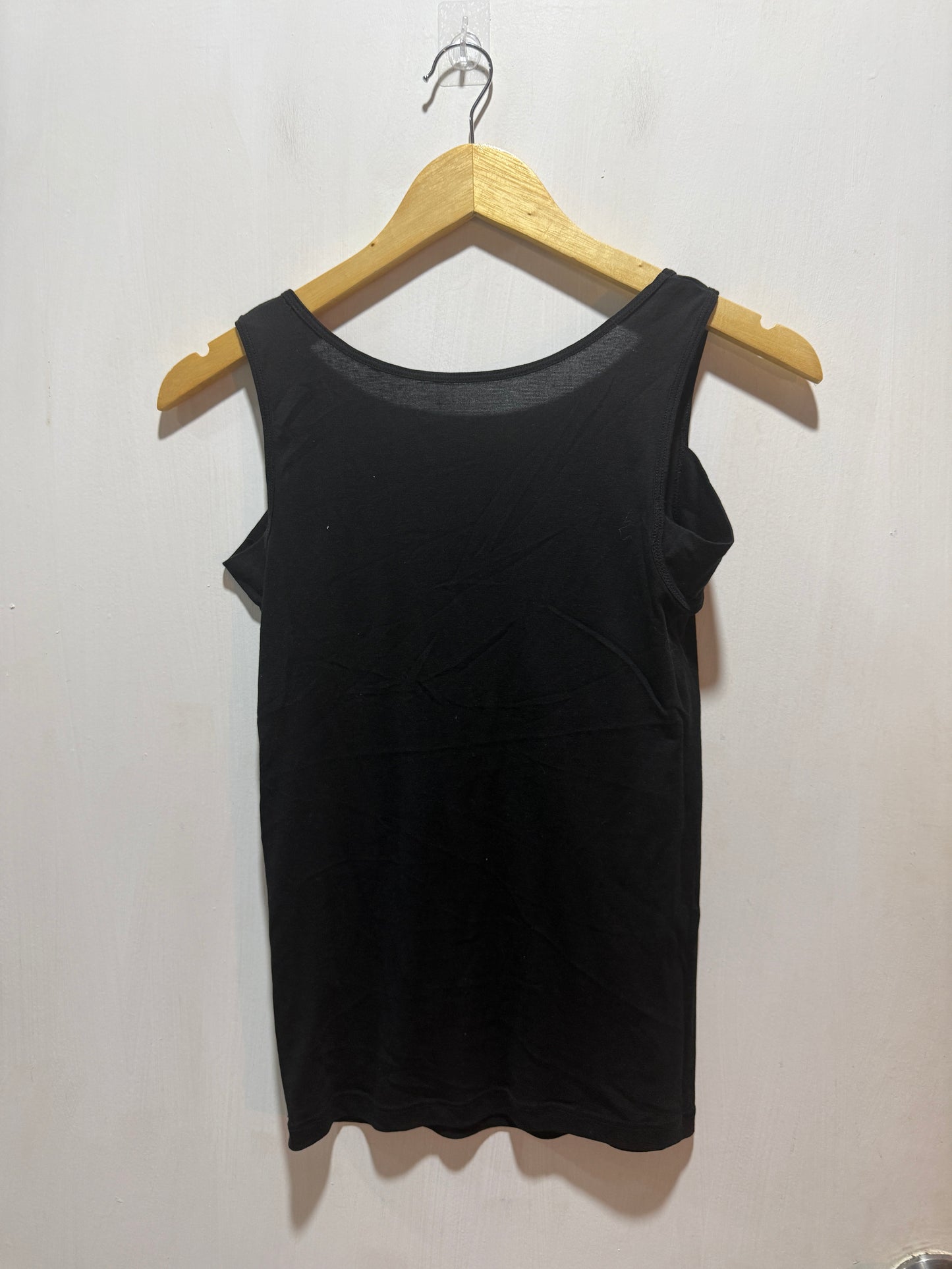 No Brand Black Scoop Neck Tank Top L