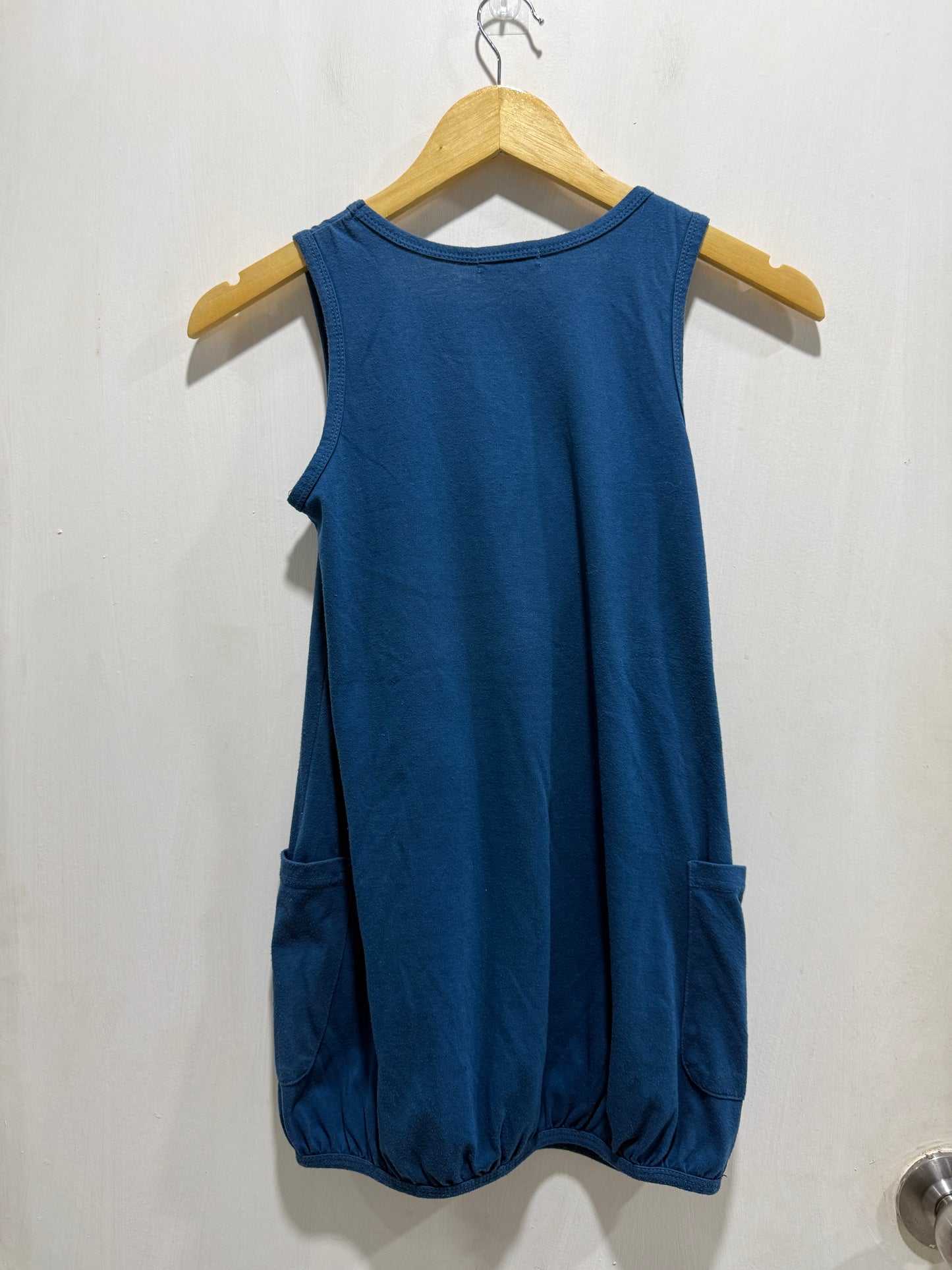 F*M*D Blue "A" Letter Sleeveless Top 140cm Child / S Women
