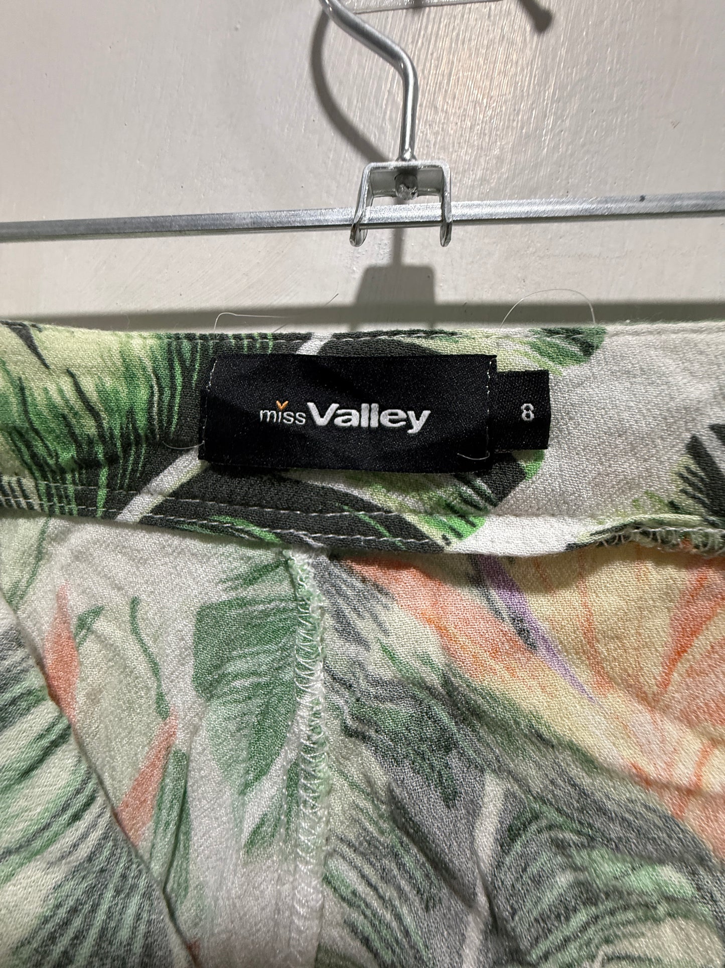Miss Valley Tropical Bird of Paradise Print Shorts 8
