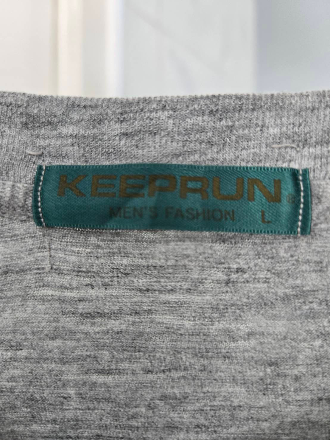 Grey Melange Round-Neck T-Shirt — Keeprun