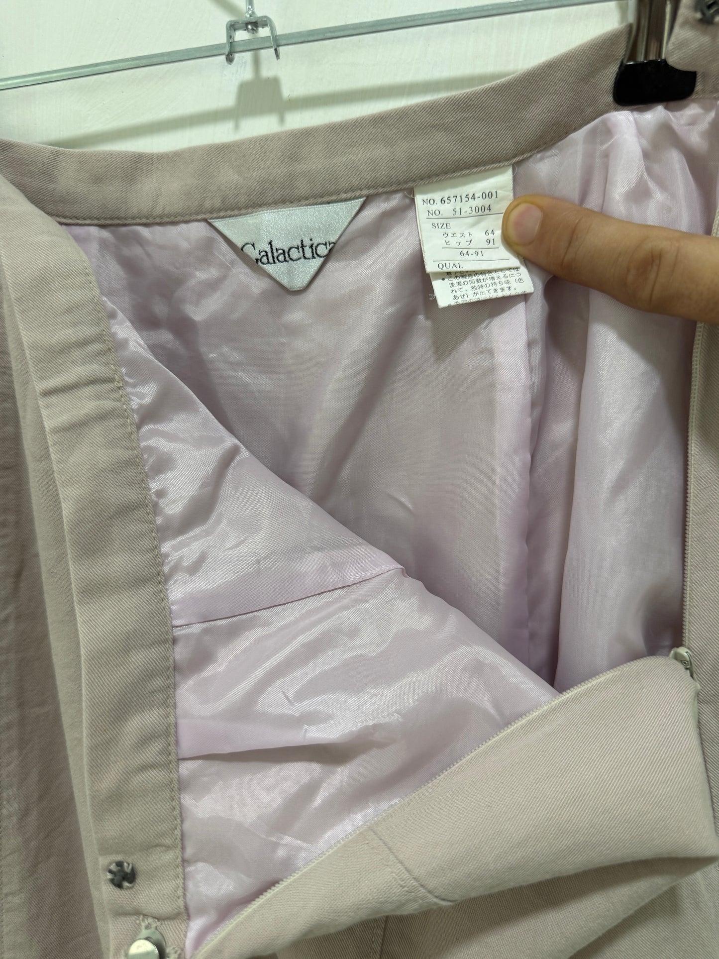 Galactica Linen-Blend Flare Skirt 64-91