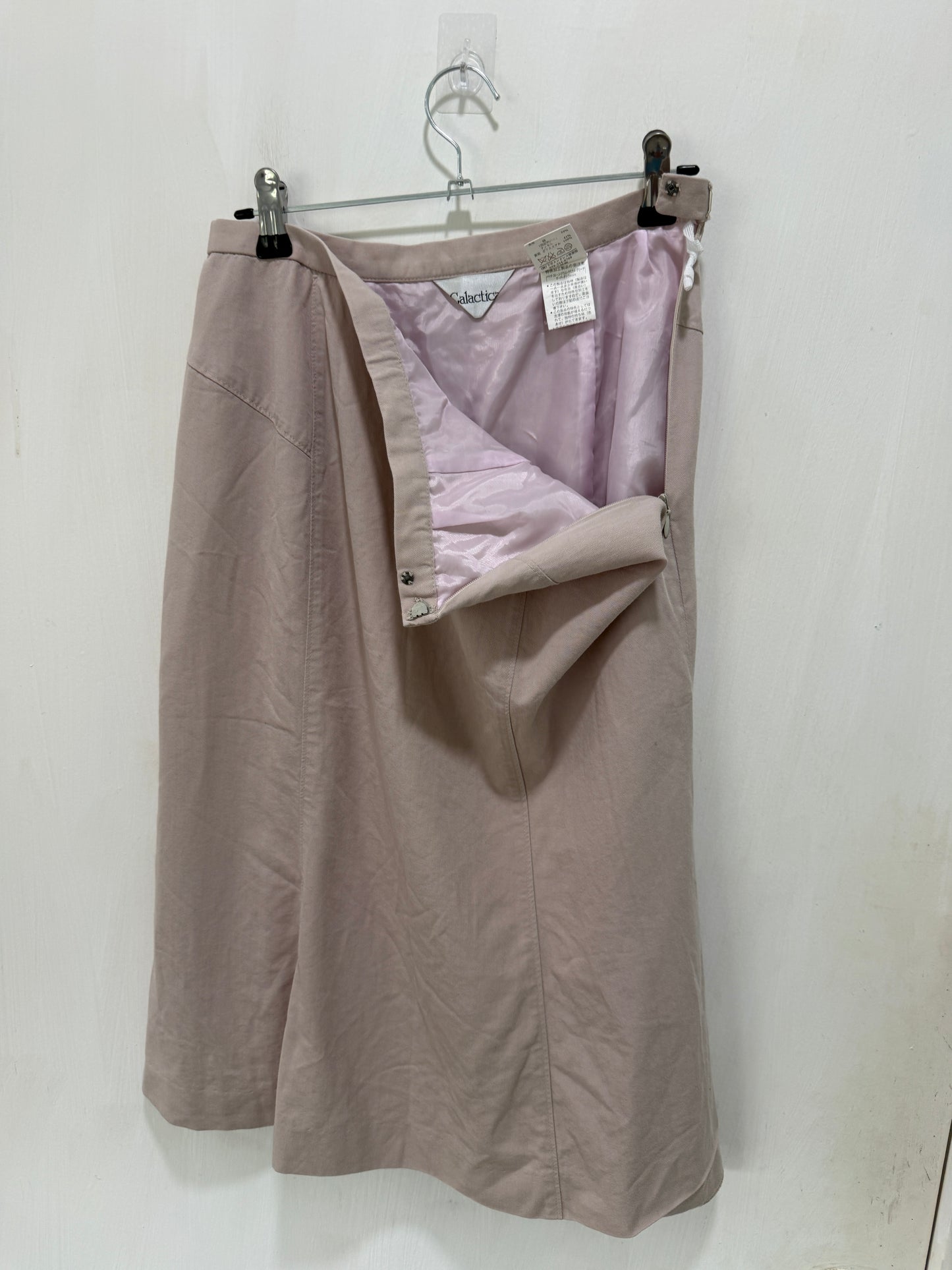Galactica Linen-Blend Flare Skirt 64-91