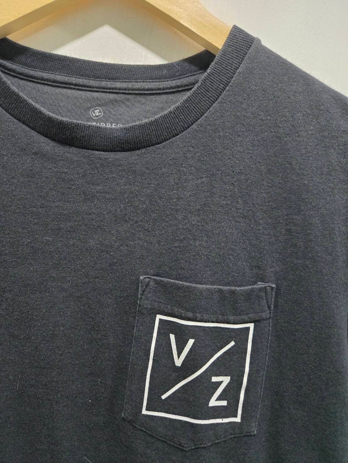 Monzipper Black Pocket Logo T-Shirt