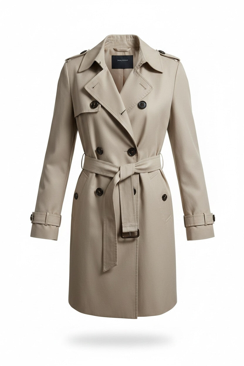 Women's Double-Breasted Trench Coat — Zara Woman