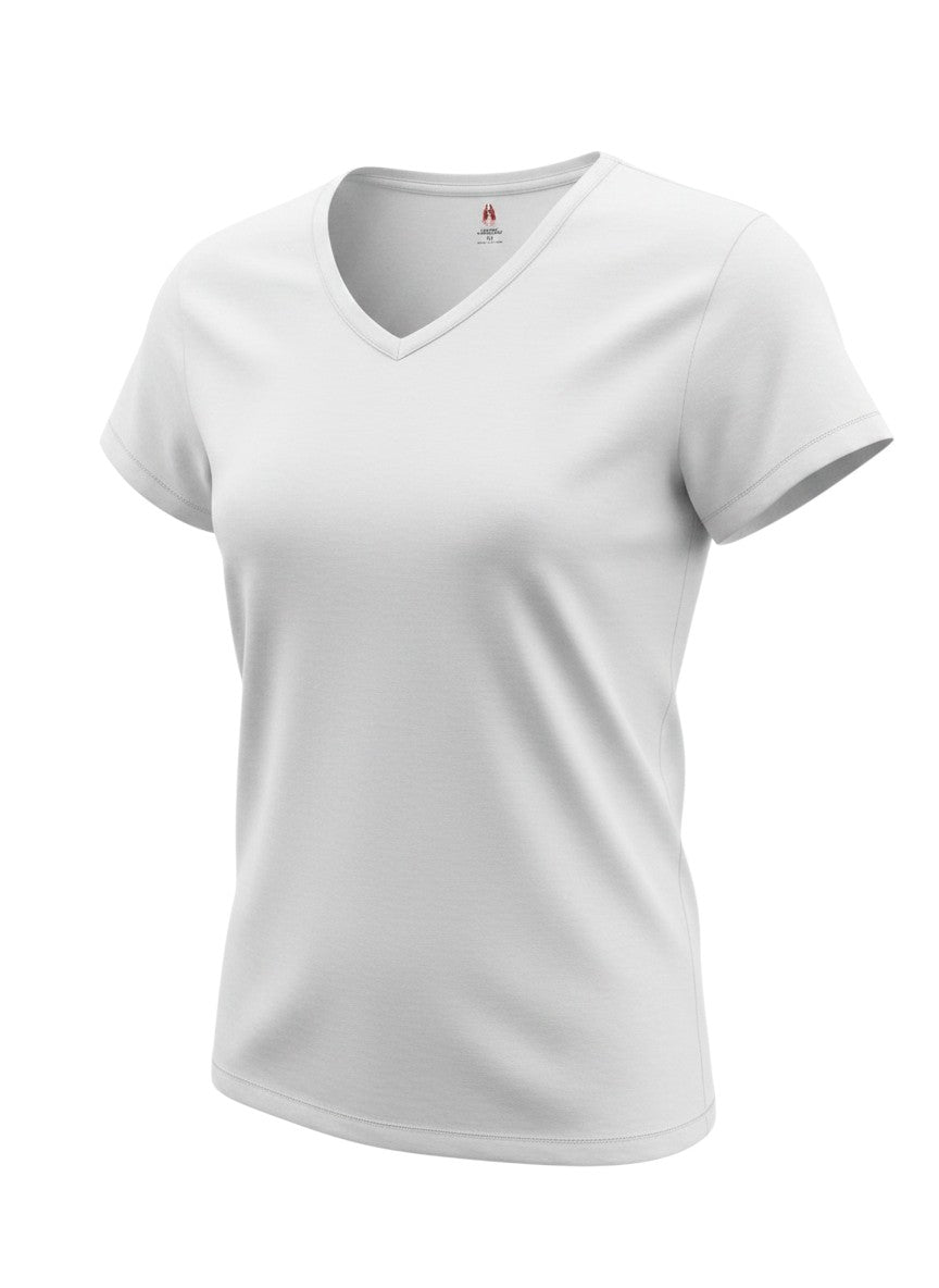 Hush Puppies White V-Neck T-Shirt