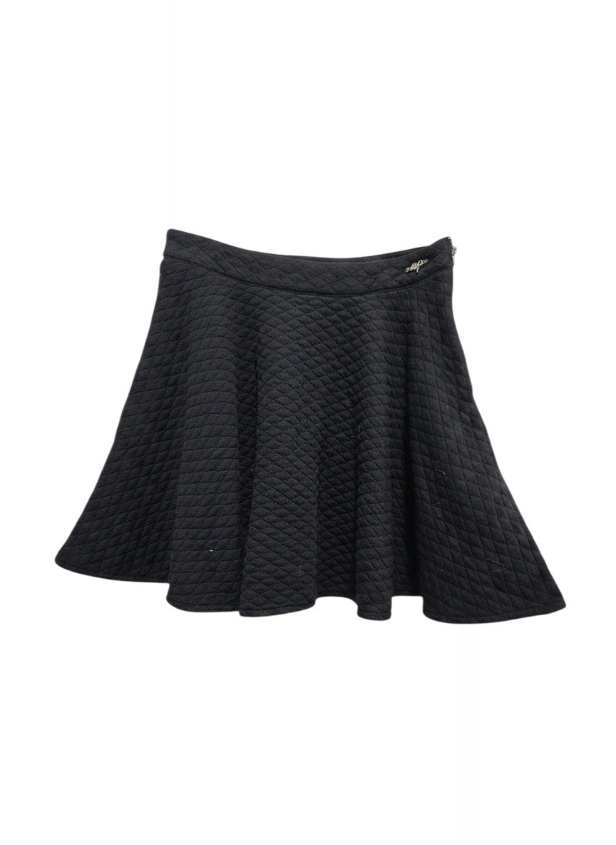 ESP Quilted Diamond Pattern Skater Skirt