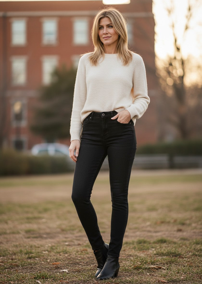 Levi's 721 Black High Rise Skinny Jeans 28