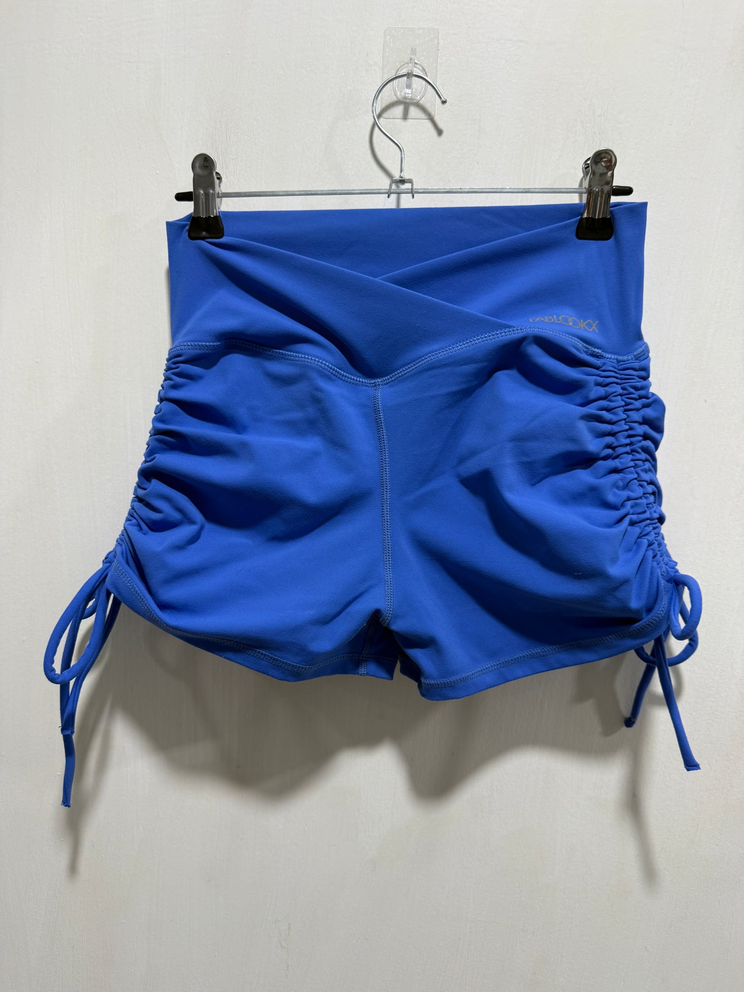 Fablookx Royal Blue High-Waisted Athletic Shorts M