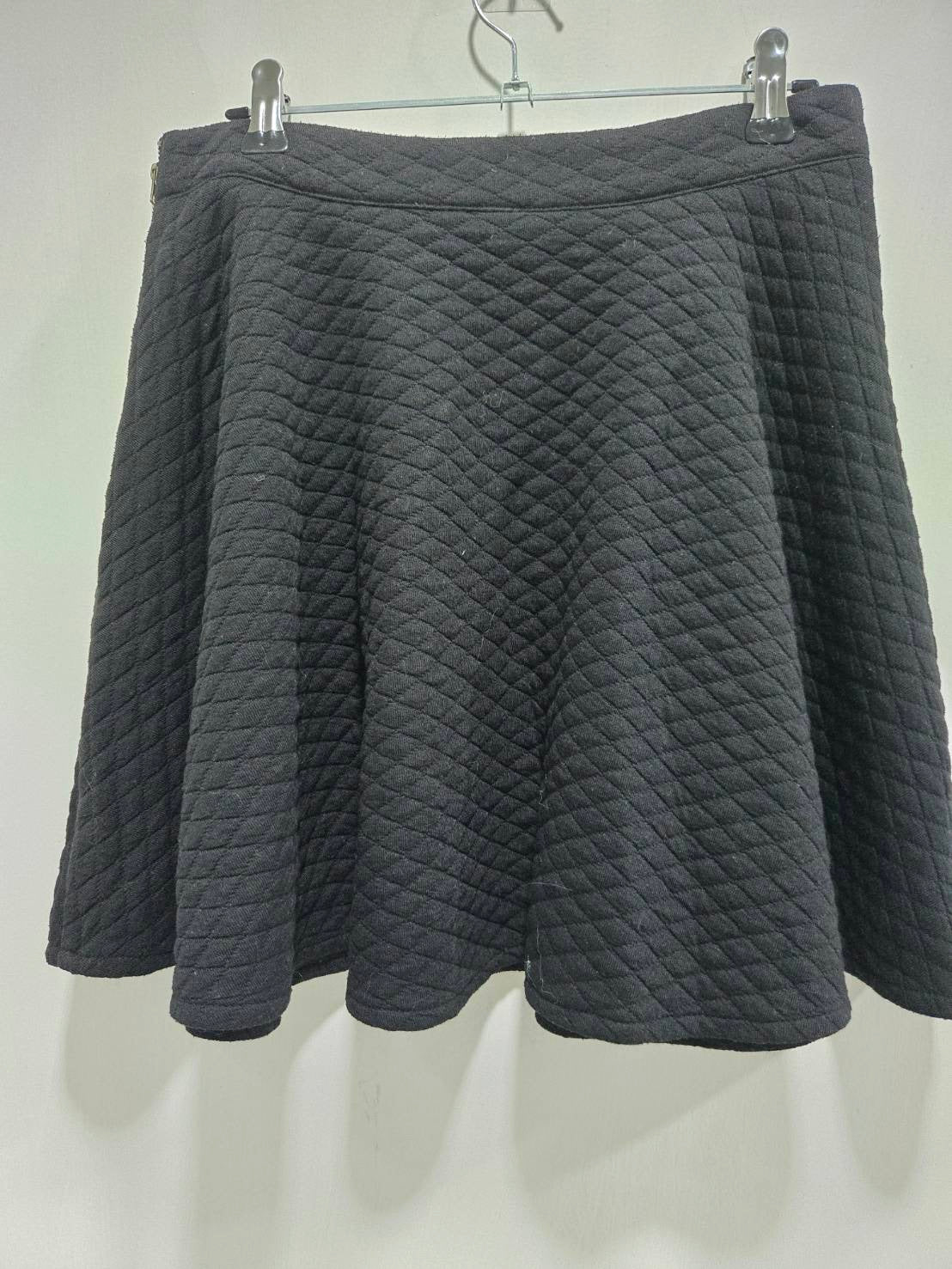 ESP Quilted Diamond Pattern Skater Skirt
