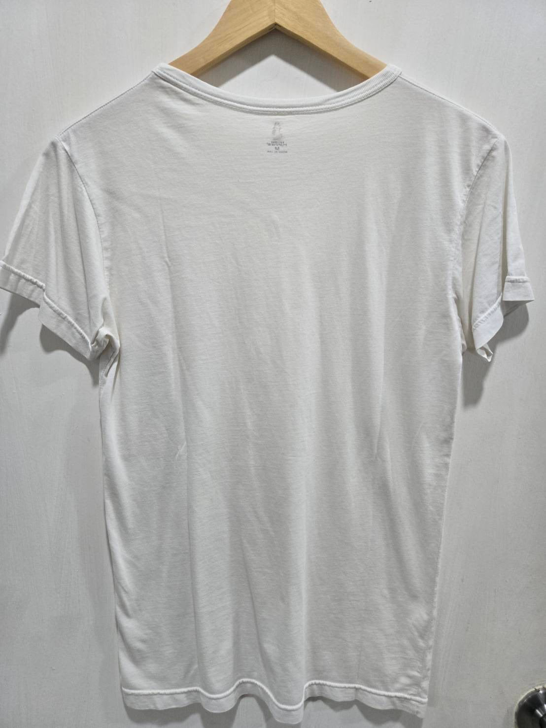 Hush Puppies White V-Neck T-Shirt