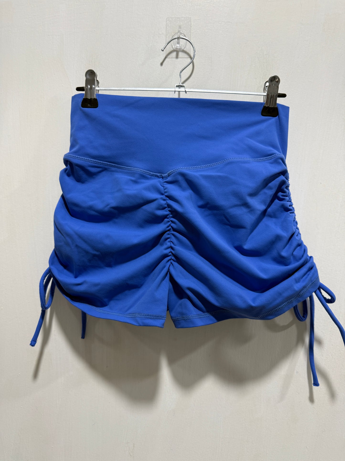 Fablookx Royal Blue High-Waisted Athletic Shorts M