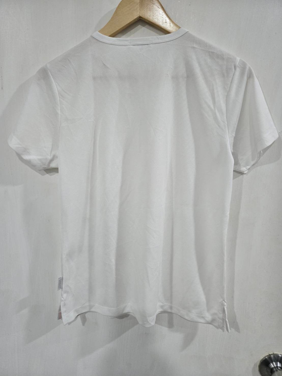 White Floral Graphic T-Shirt — Dunlop Motorsport Print — Dunlop