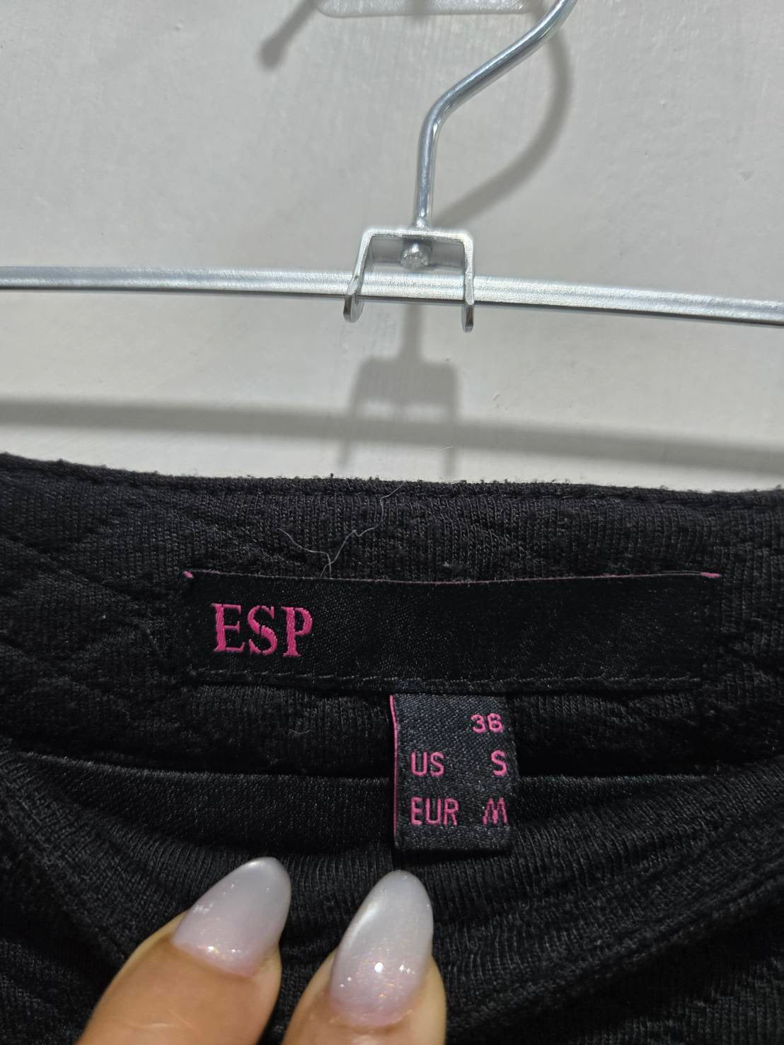 ESP Quilted Diamond Pattern Skater Skirt