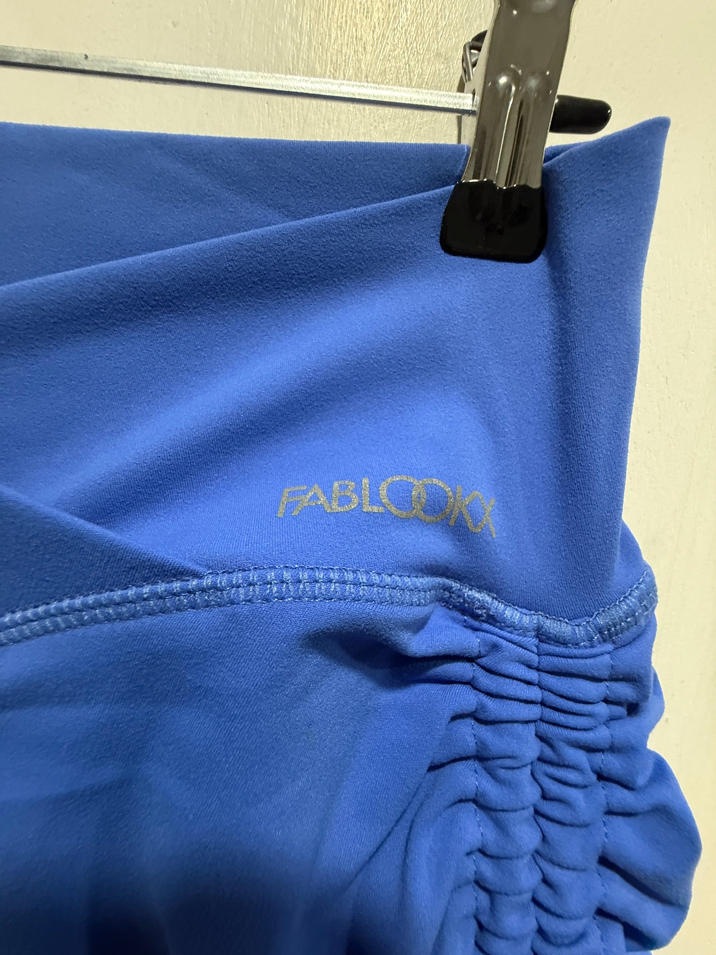 Fablookx Royal Blue High-Waisted Athletic Shorts M