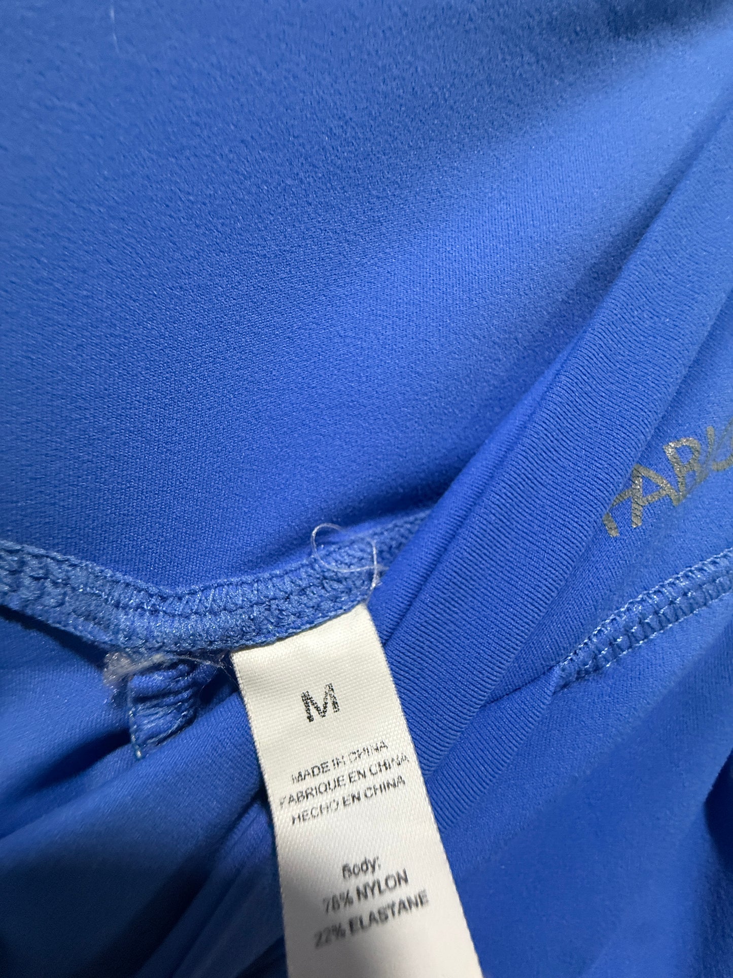Fablookx Royal Blue High-Waisted Athletic Shorts M