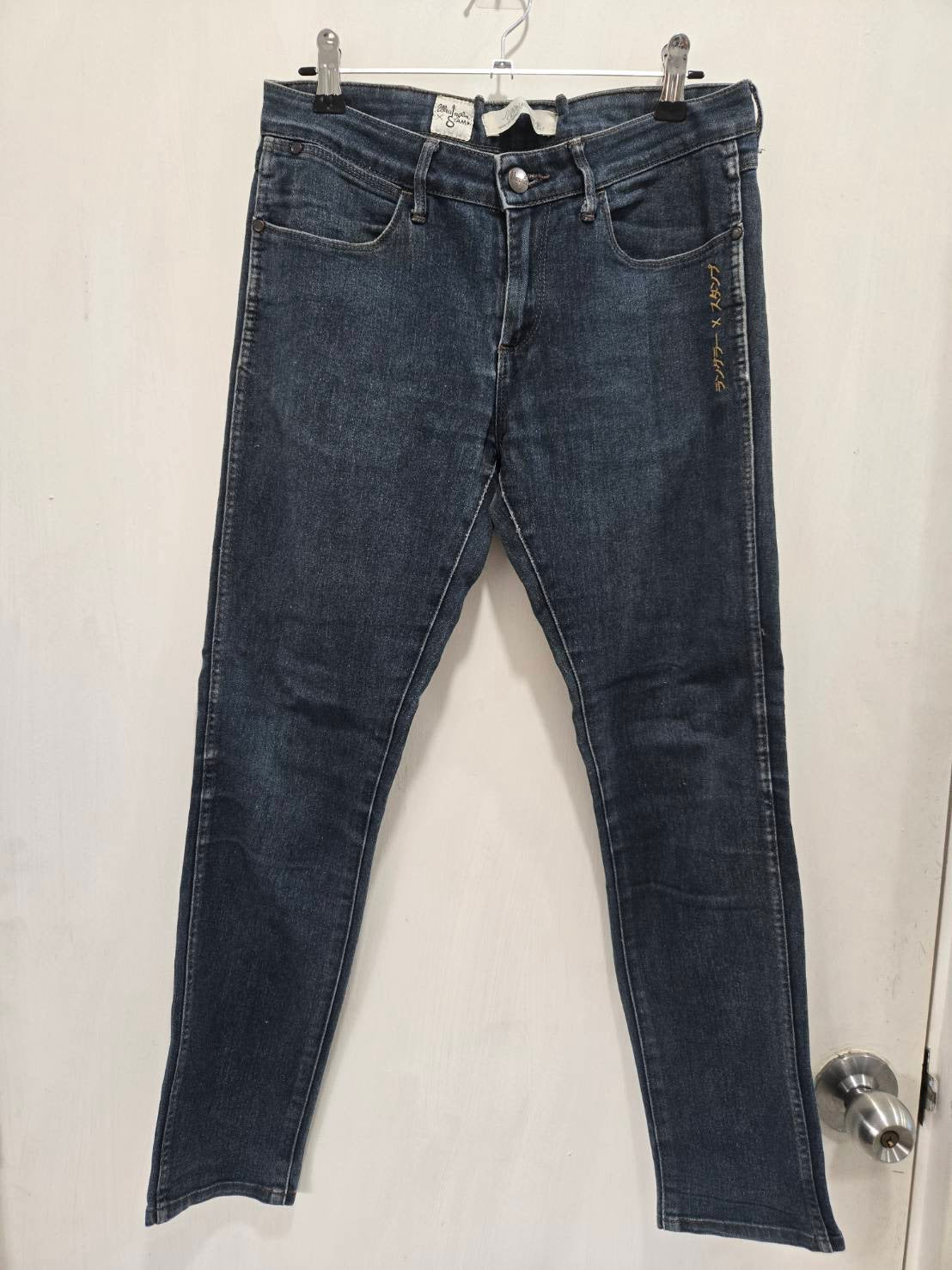 Wrangler Dark Blue Wash Slim Fit Jeans 29x30