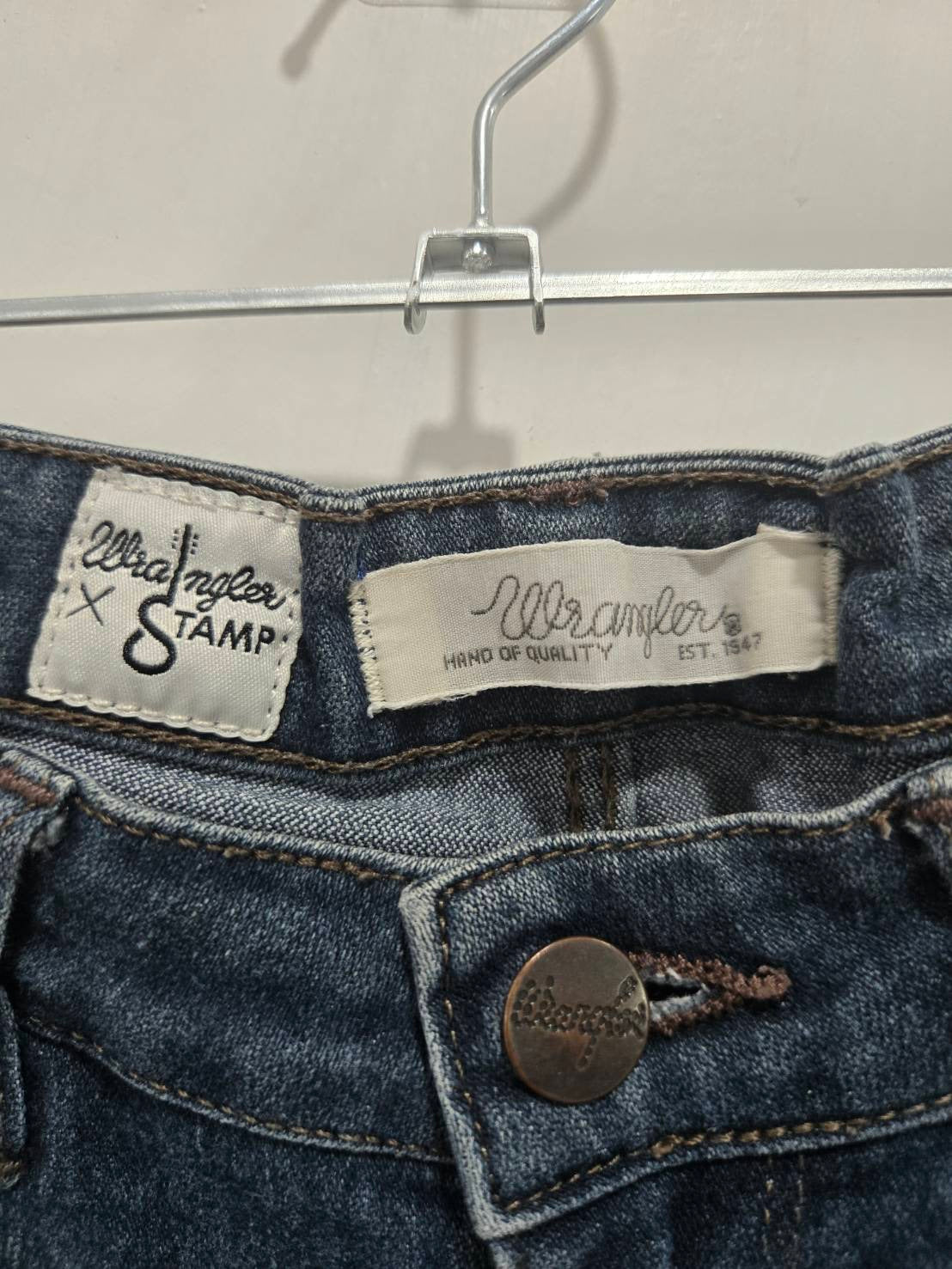 Wrangler Dark Blue Wash Slim Fit Jeans 29x30