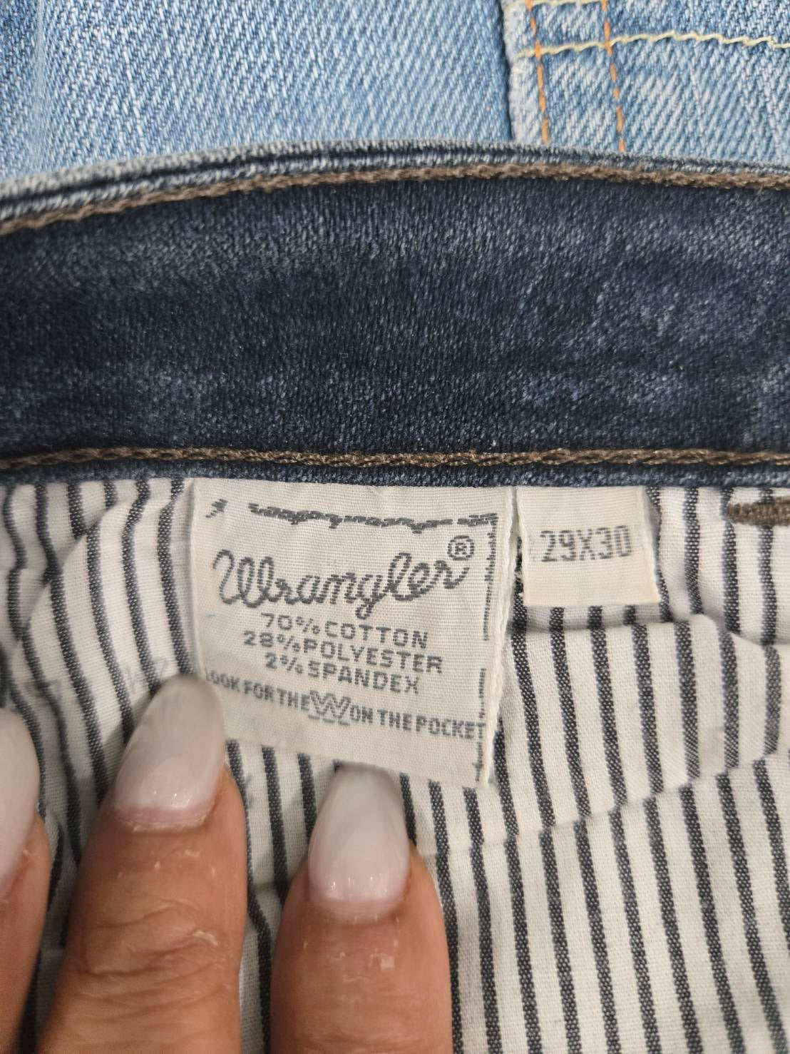 Wrangler Dark Blue Wash Slim Fit Jeans 29x30