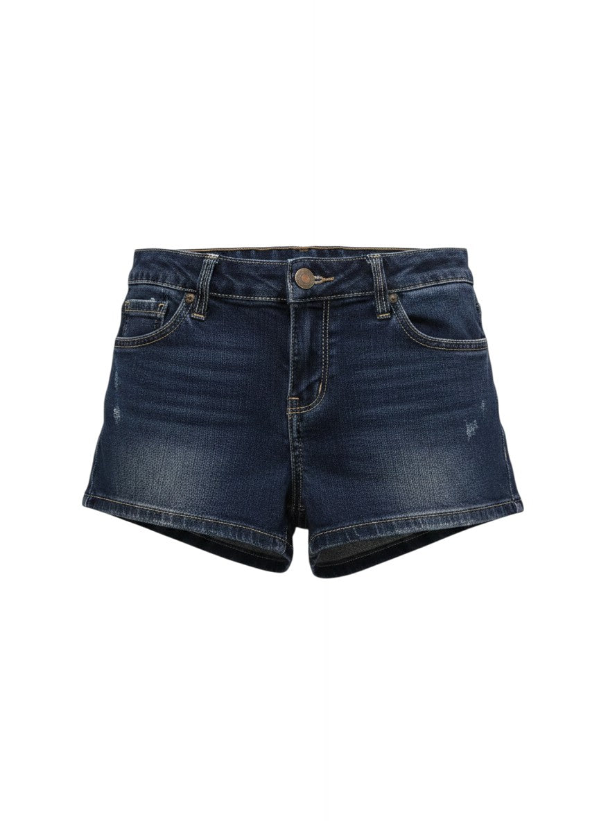 SPAO Dark Wash Denim Shorts Low-Rise Size 67
