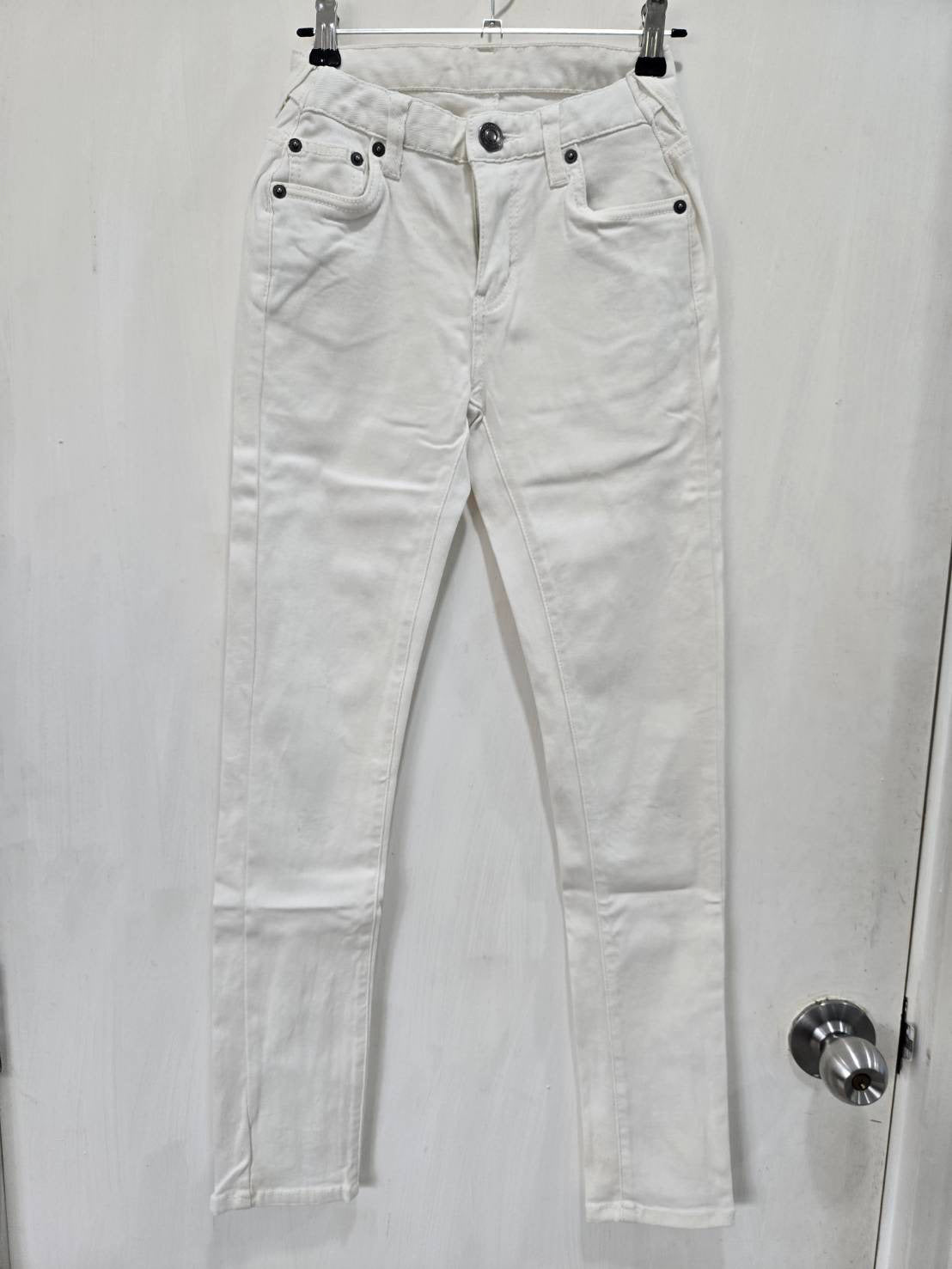 No Brand White Skinny Jeans Size M