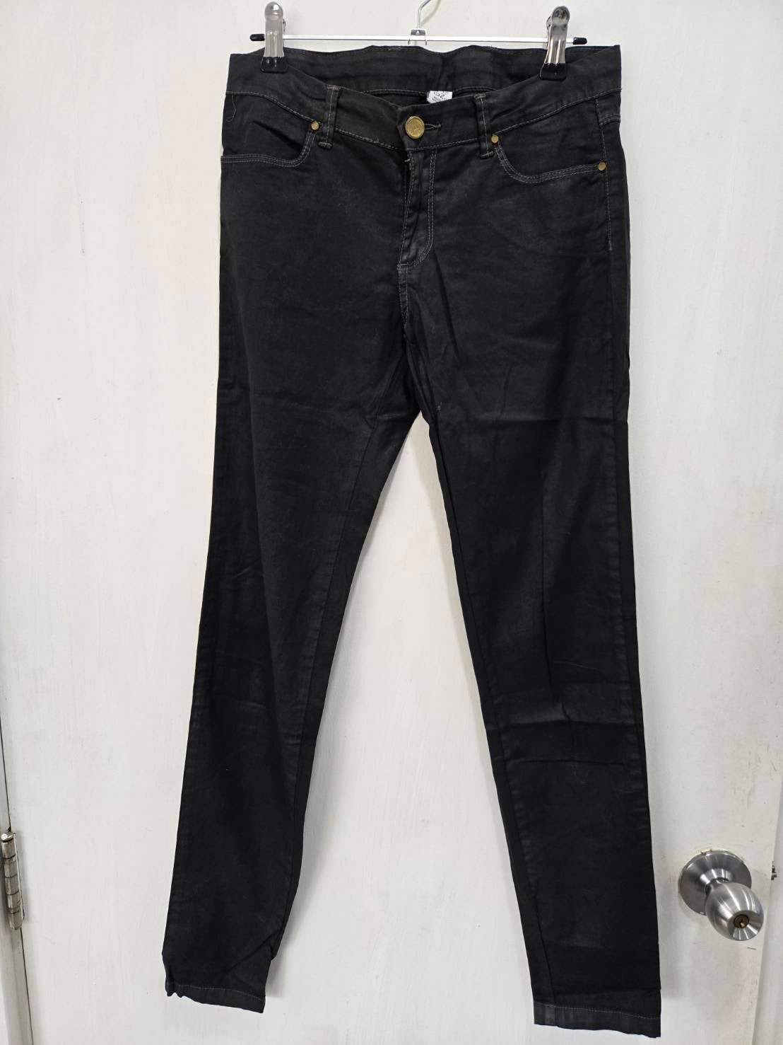 Zara Kids Black Ankle Skinny Jeans Size 11-12y 152cm
