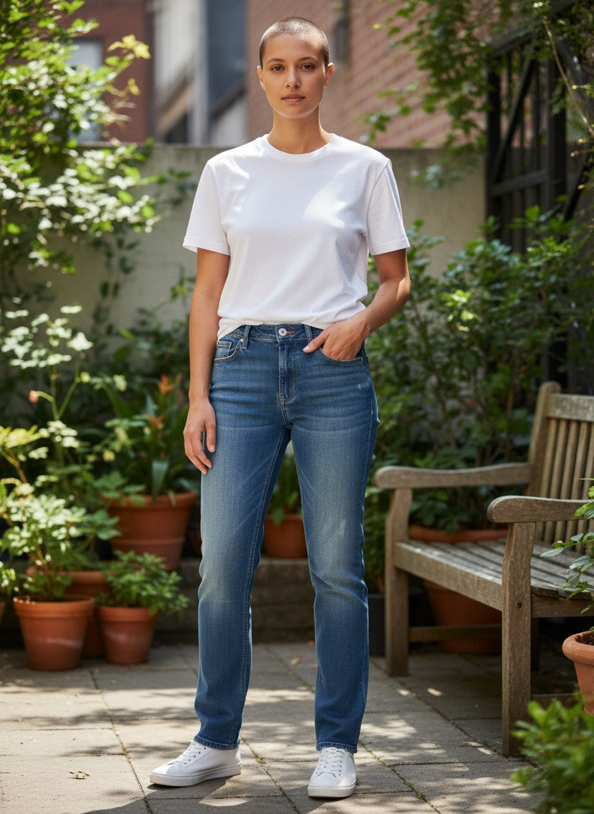 Levi's Lady Style Medium Wash Low-Rise Jeans 26x31