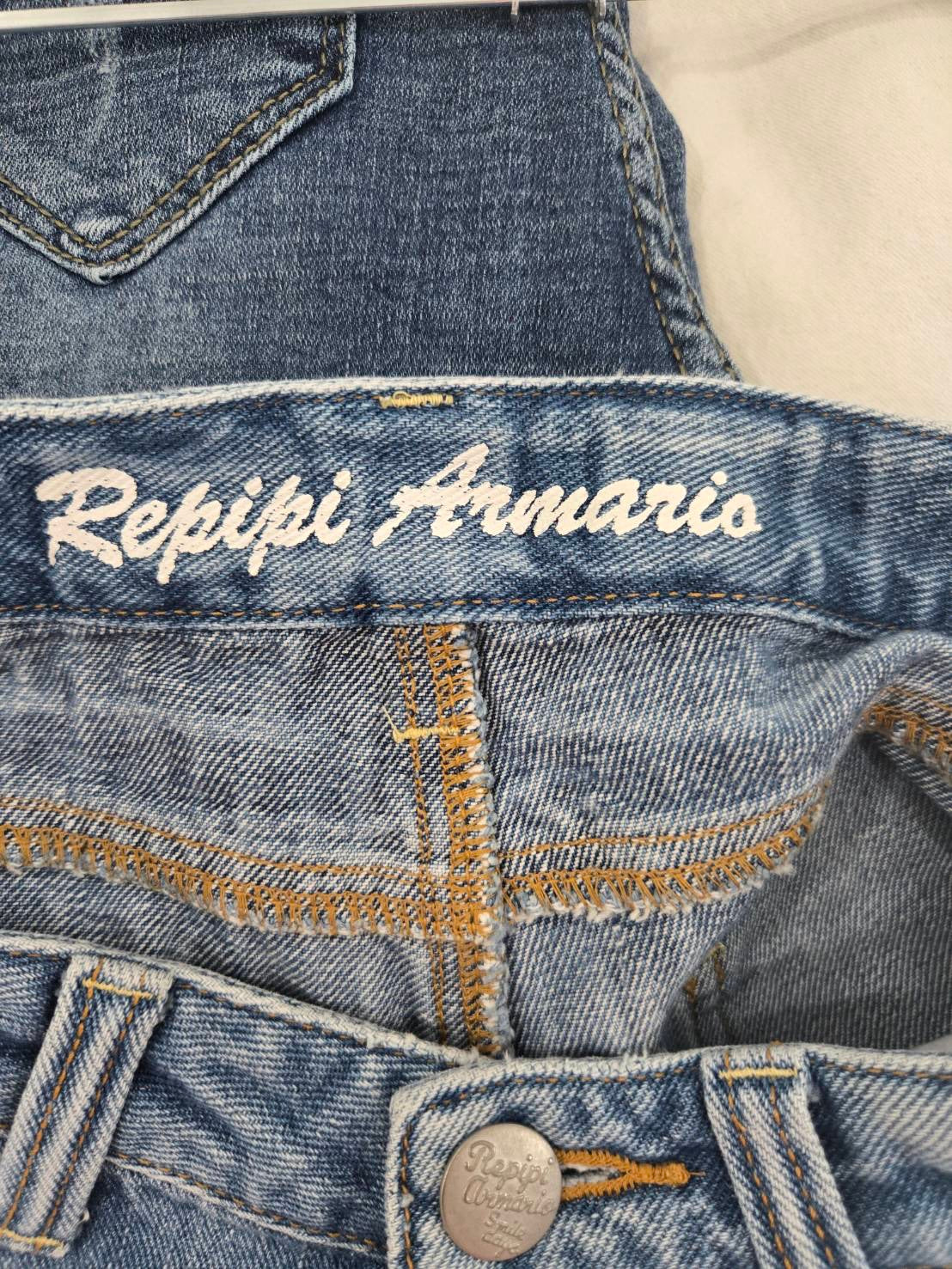 Repipi Armario Distressed Blue Denim Shorts Size S