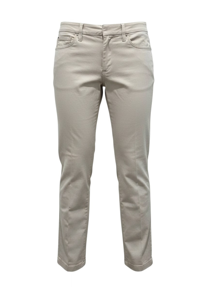 Kumikyoku Beige Straight-Leg Trousers Size S1