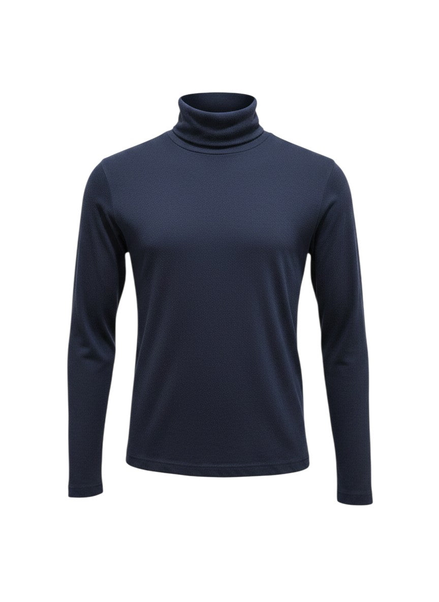UNIQLO Navy Blue Merino Wool Turtleneck Tee