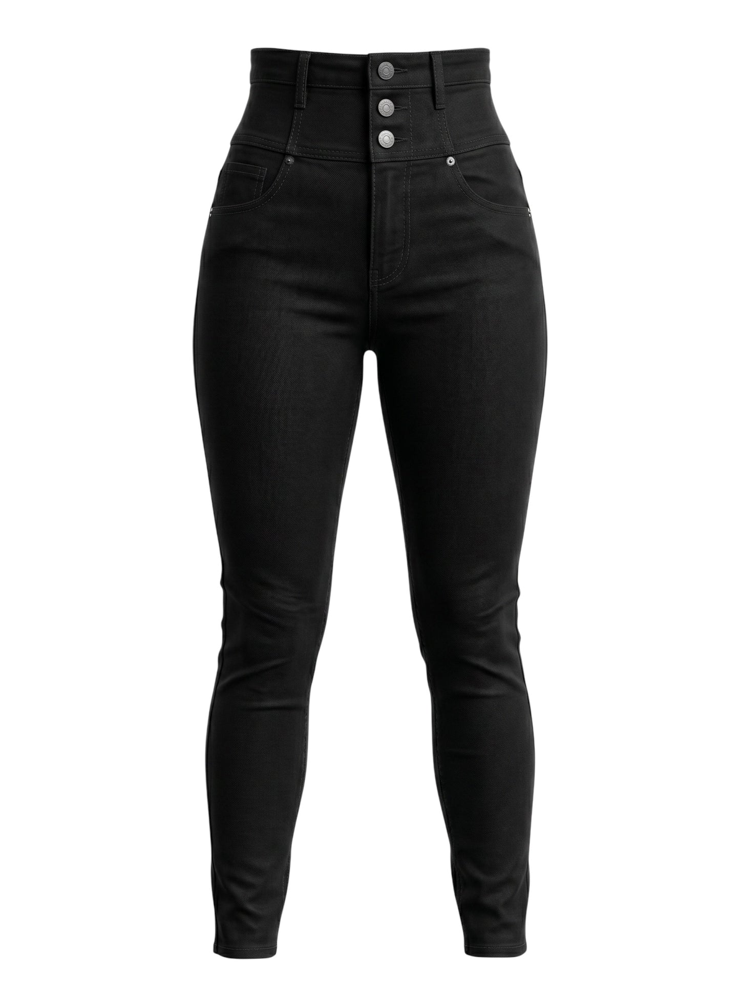 Archives Black High-Waist Skinny Jeans