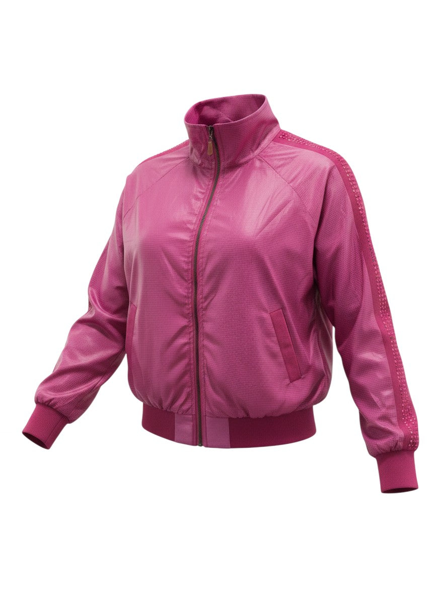 Nike Fuchsia Pink Essential Running Jacket