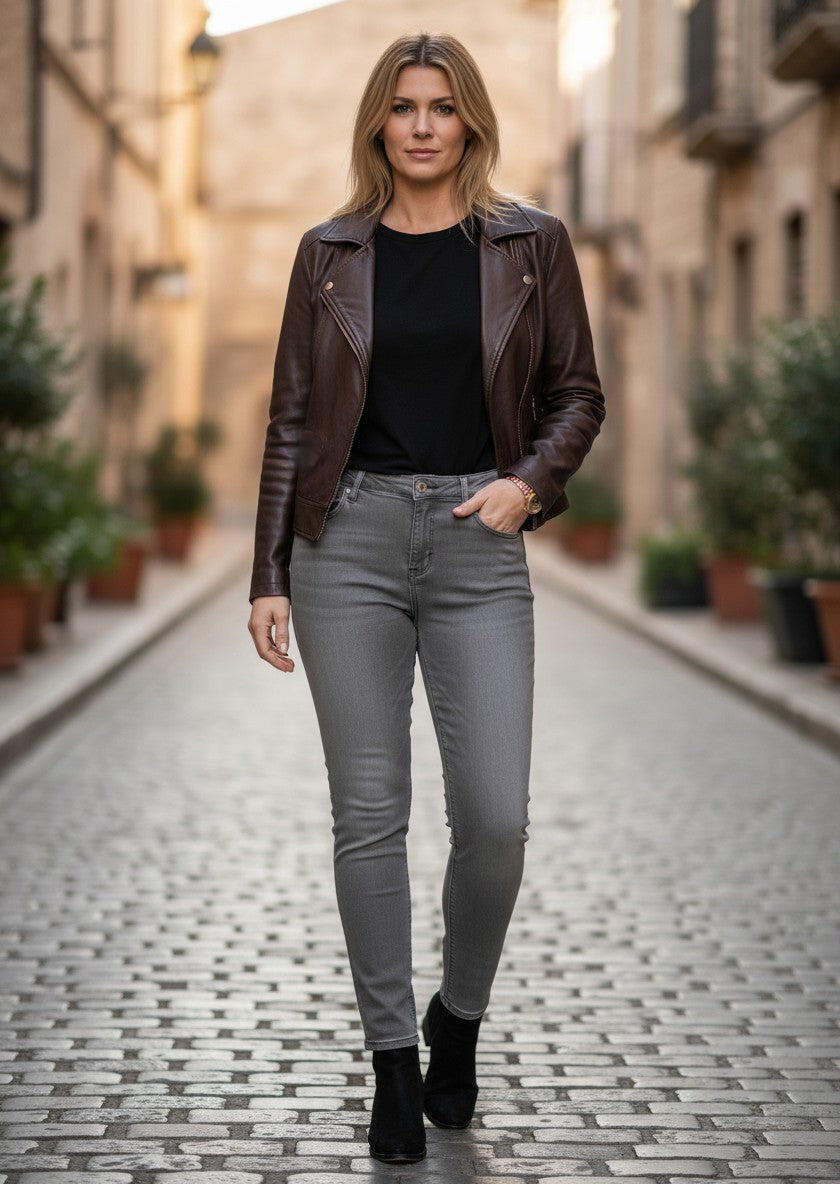Levi's 710 Super Skinny Light Grey Jeans 28