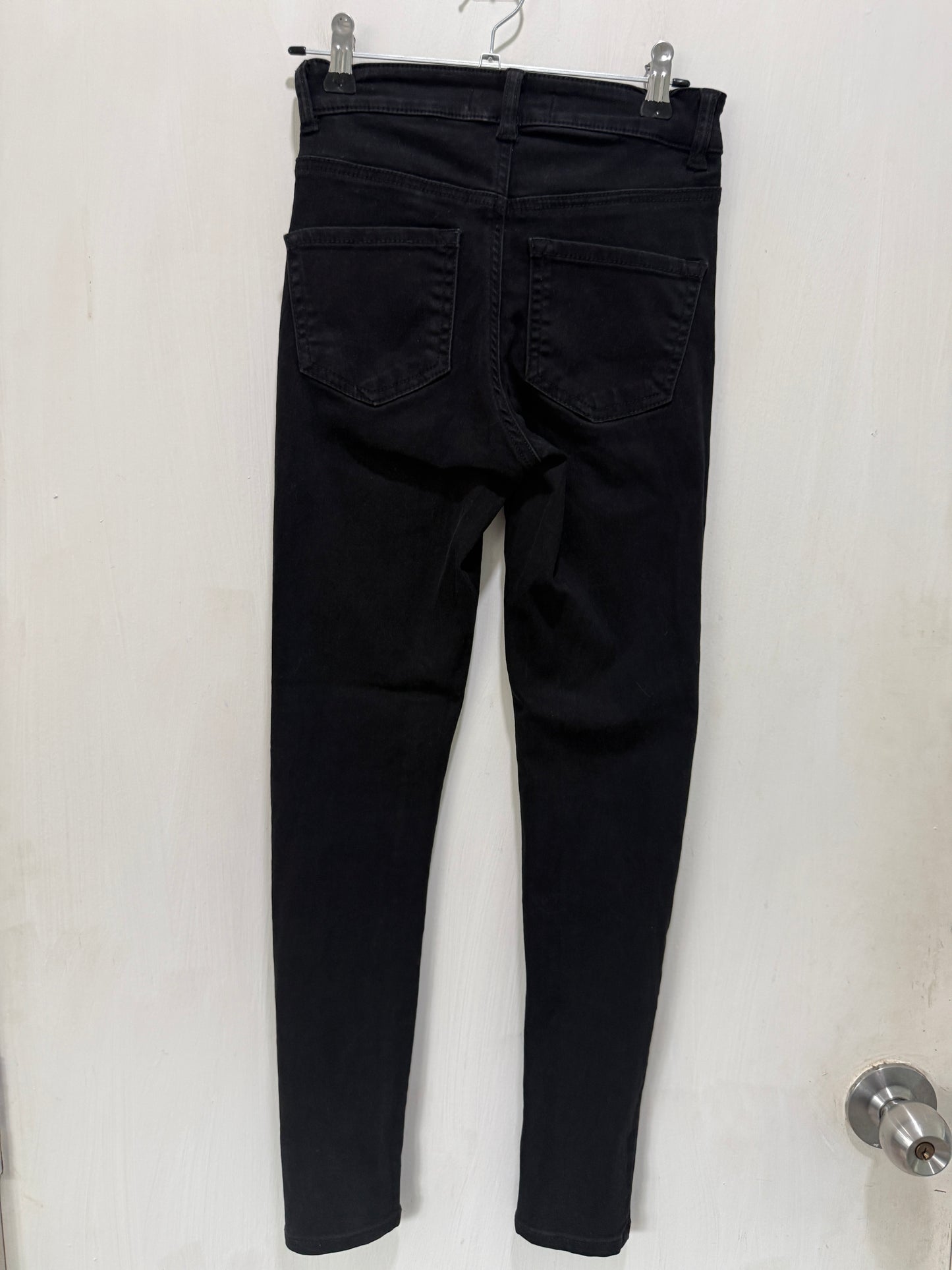 Denim Co. Black High-Rise Skinny Jeans EUR 32