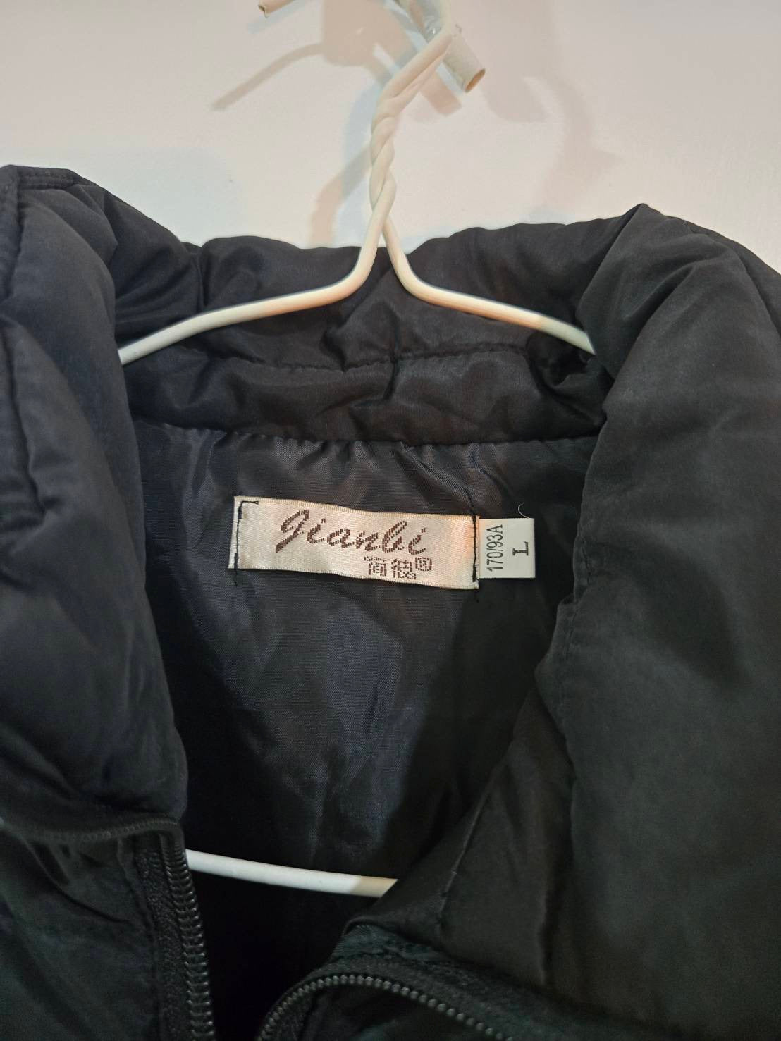 Black Quilted Puffer Jacket — Jianbi